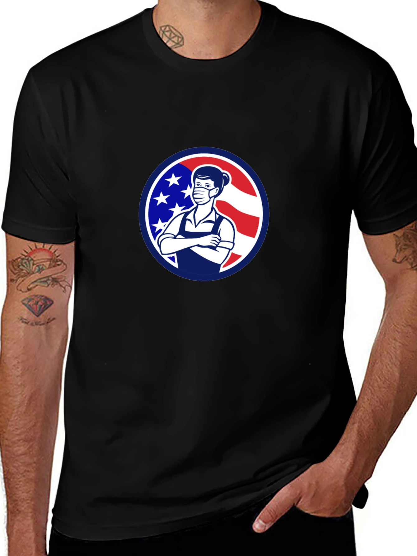 Patriotic Nurse T-Shirt - Unisex Style