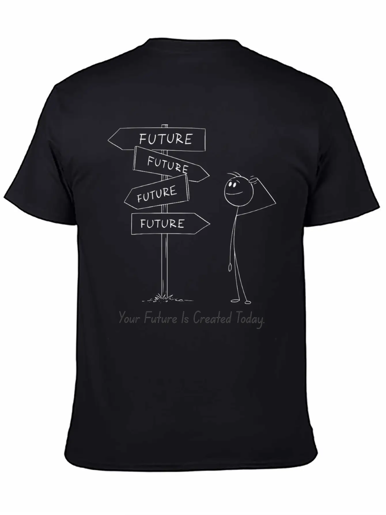 12Your Future Is Created Today – Act Now Tee Essential Cotton Tee For Daily Outfits – Unisex Style