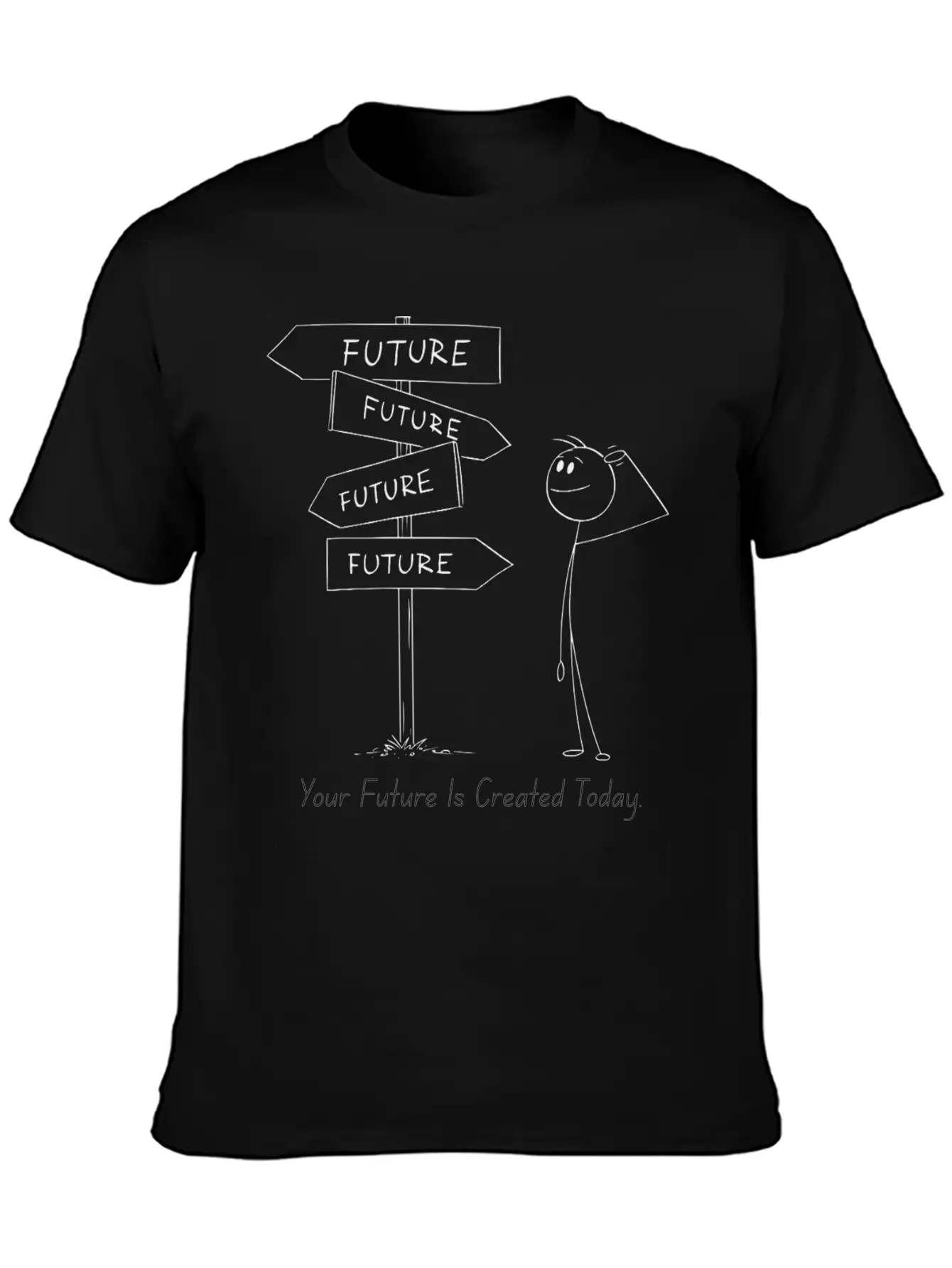 12Your Future Is Created Today – Act Now Tee Essential Cotton Tee For Daily Outfits – Unisex Style