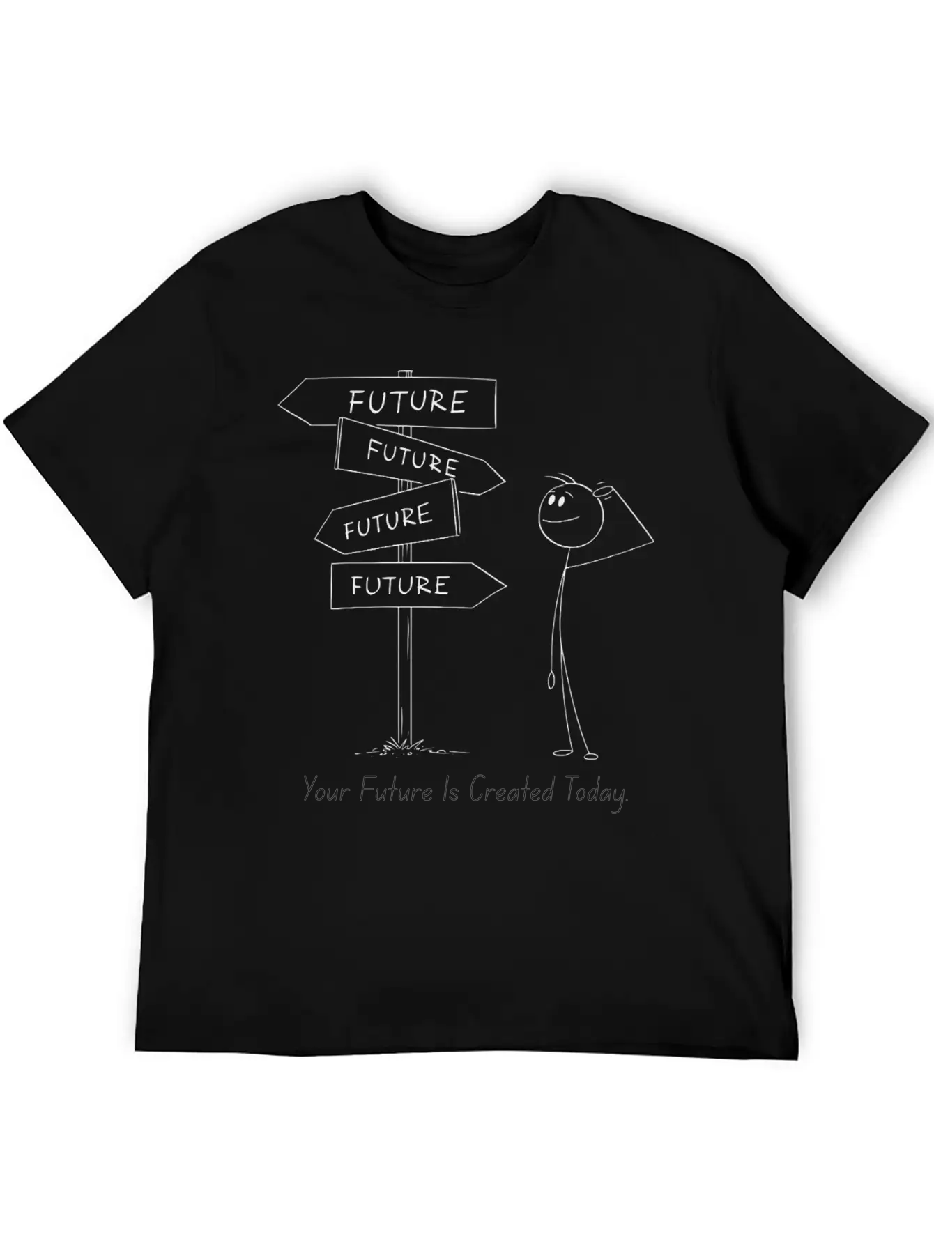 12Your Future Is Created Today – Act Now Tee Essential Cotton Tee For Daily Outfits – Unisex Style