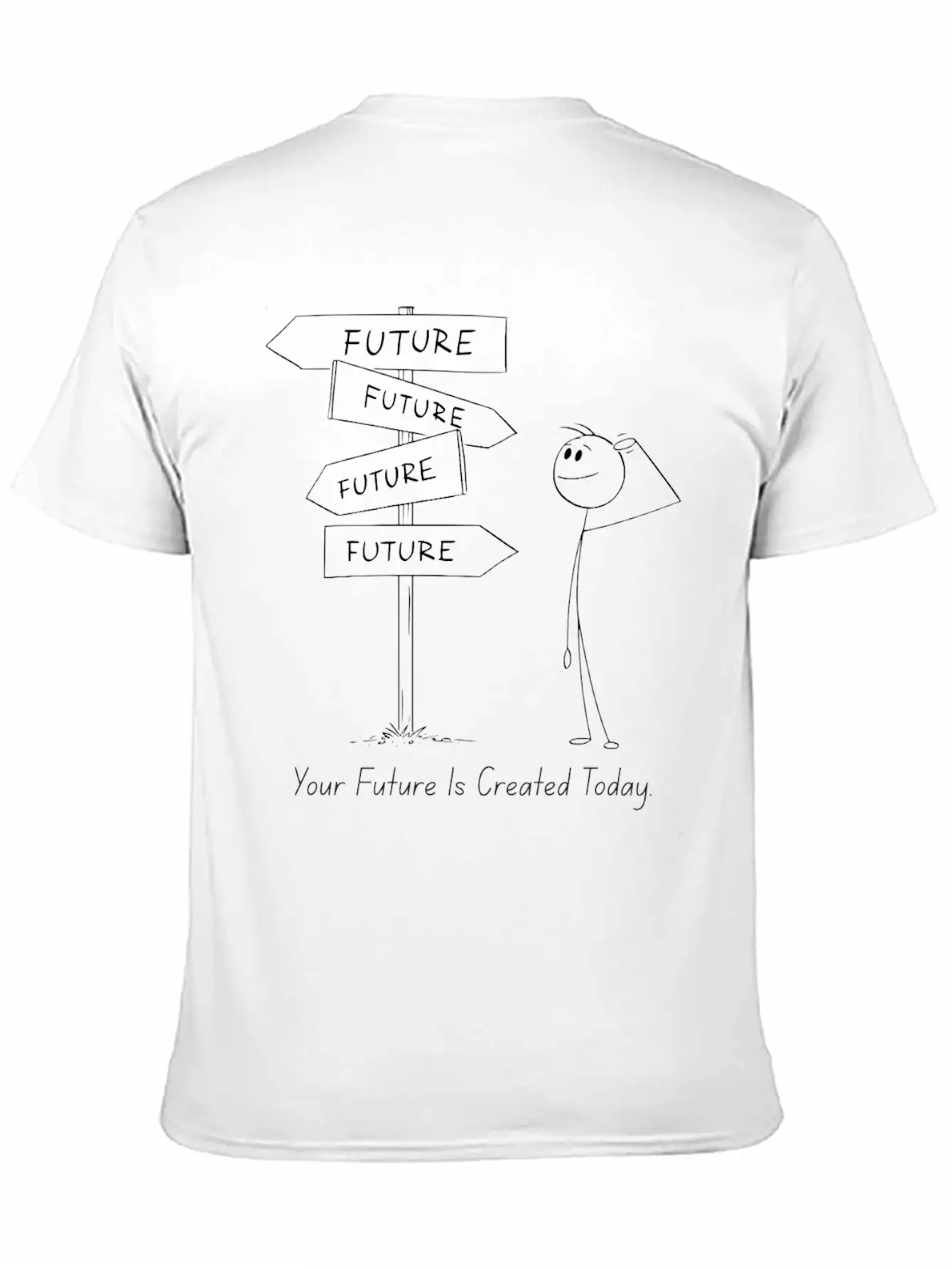 12Your Future Is Created Today – Act Now Tee Essential Cotton Tee For Daily Outfits – Unisex Style