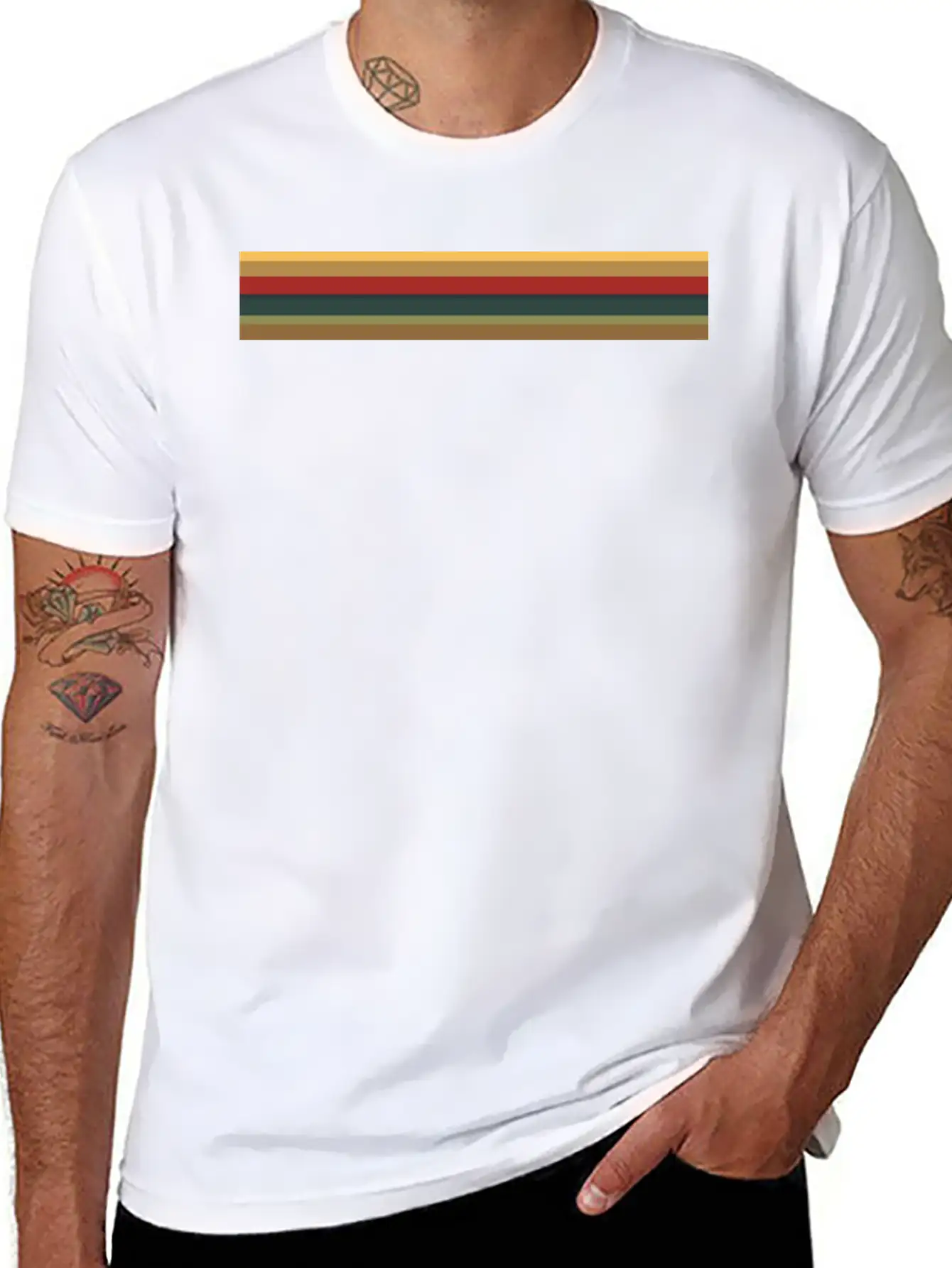 13th Doctor - Vintage Rainbow Lightweight Cotton T-Shirt – Daily Comfort Graphic Shirt
