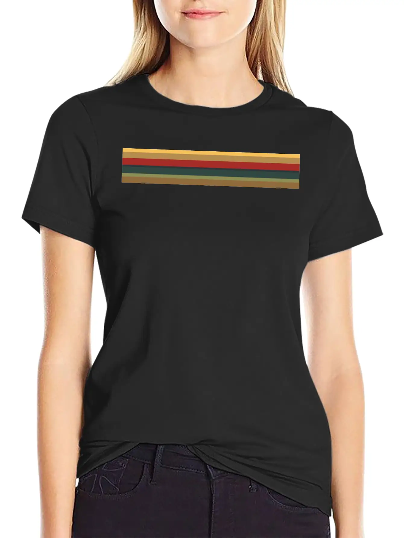 13th Doctor - Vintage Rainbow Lightweight Cotton T-Shirt – Daily Comfort Graphic Shirt