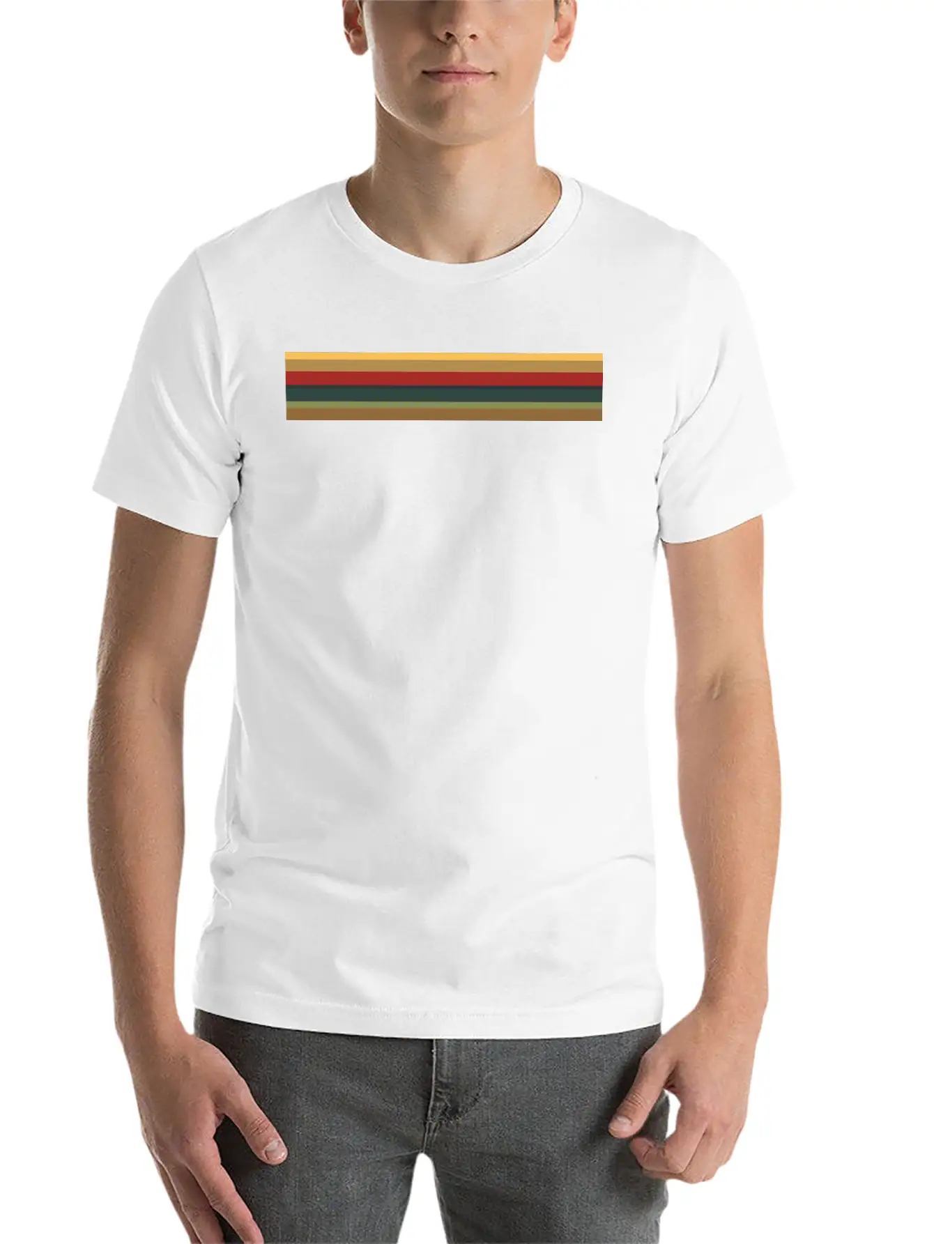 13th Doctor - Vintage Rainbow Lightweight Cotton T-Shirt – Daily Comfort Graphic Shirt