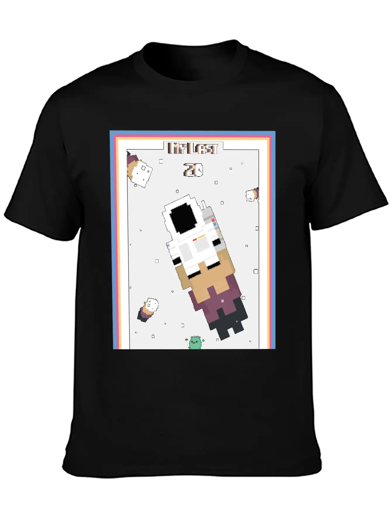 18x24 8-bit Poster | My Last 20 Modern Fit Casual T-Shirt – Clean And Versatile Design