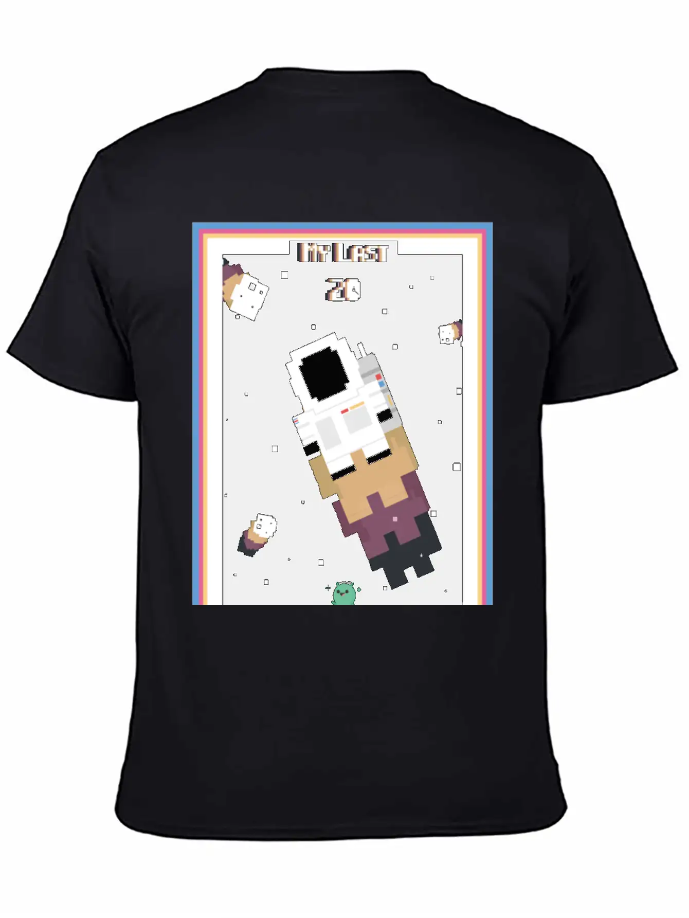 18x24 8-bit Poster | My Last 20 Modern Fit Casual T-Shirt – Clean And Versatile Design