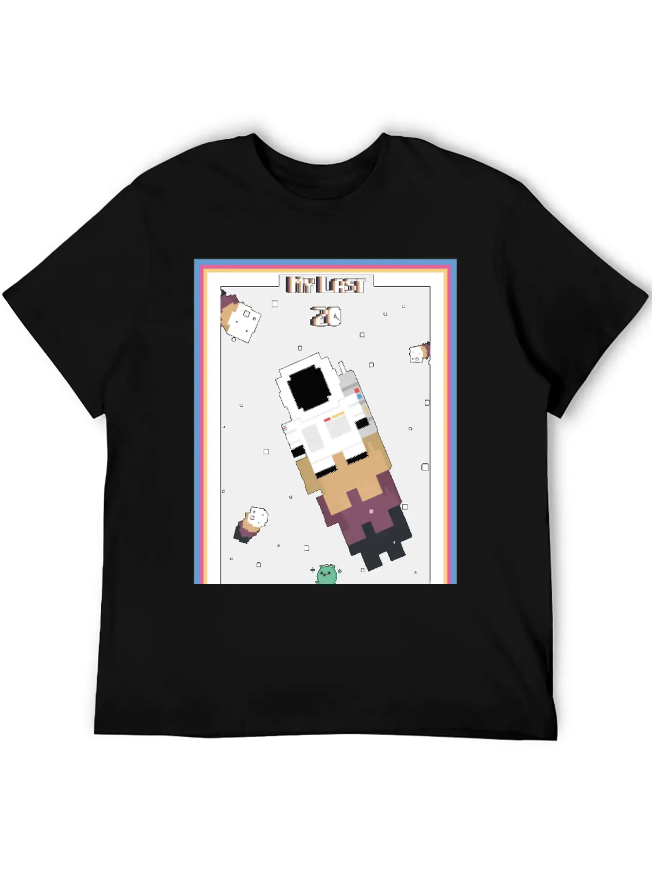 18x24 8-bit Poster | My Last 20 Modern Fit Casual T-Shirt – Clean And Versatile Design