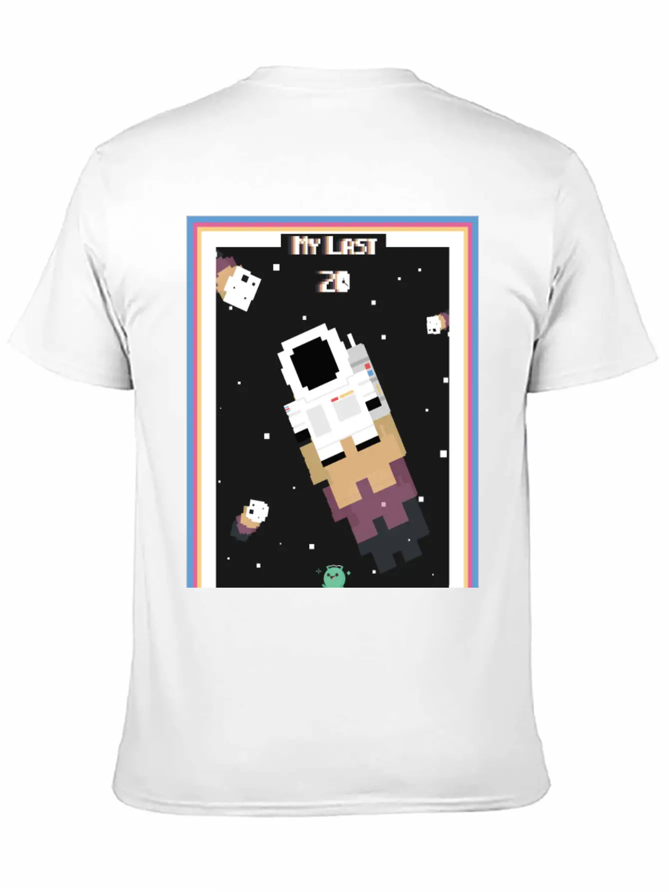 18x24 8-bit Poster | My Last 20 Modern Fit Casual T-Shirt – Clean And Versatile Design