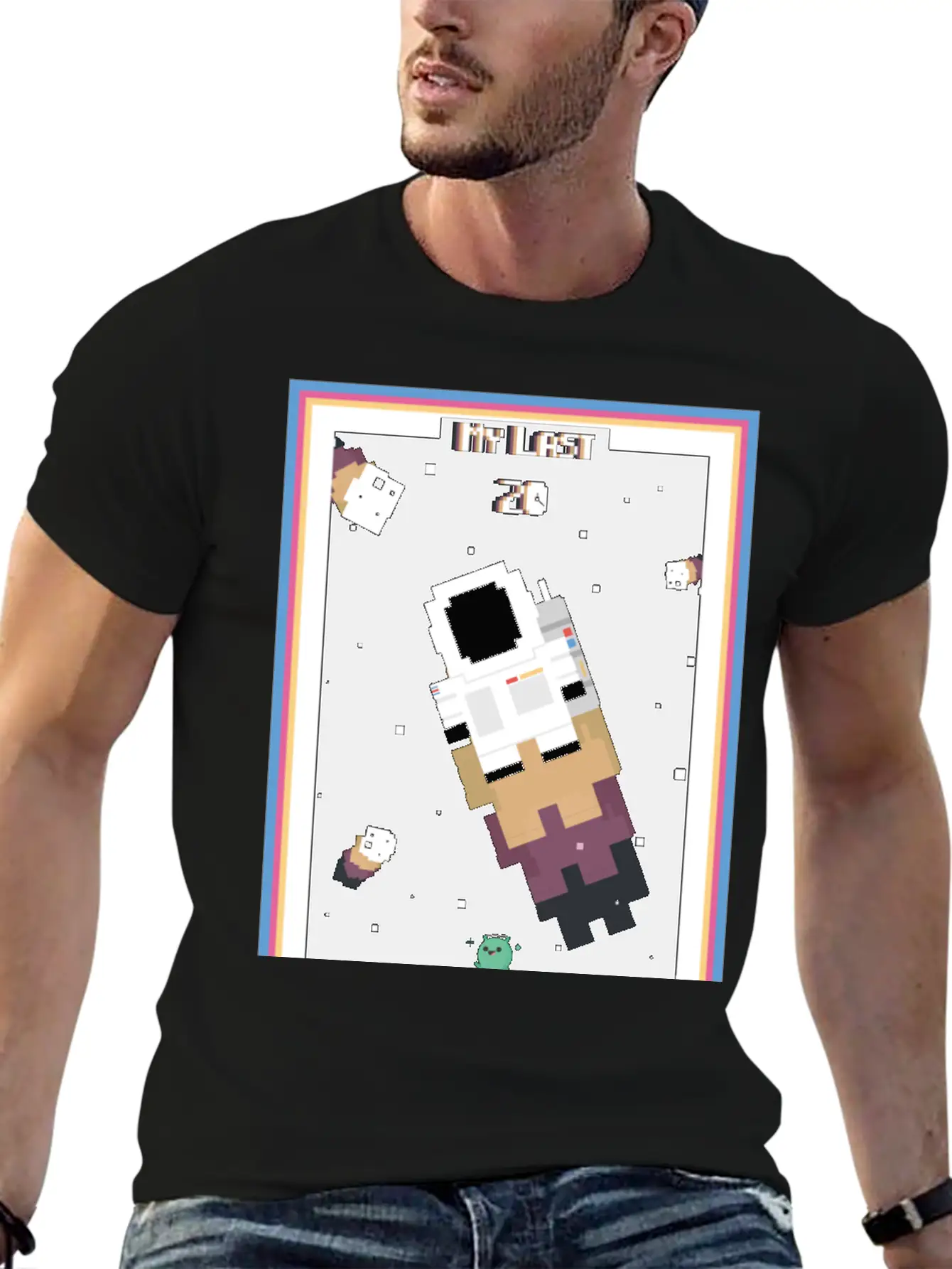 18x24 8-bit Poster | My Last 20 Modern Fit Casual T-Shirt – Clean And Versatile Design