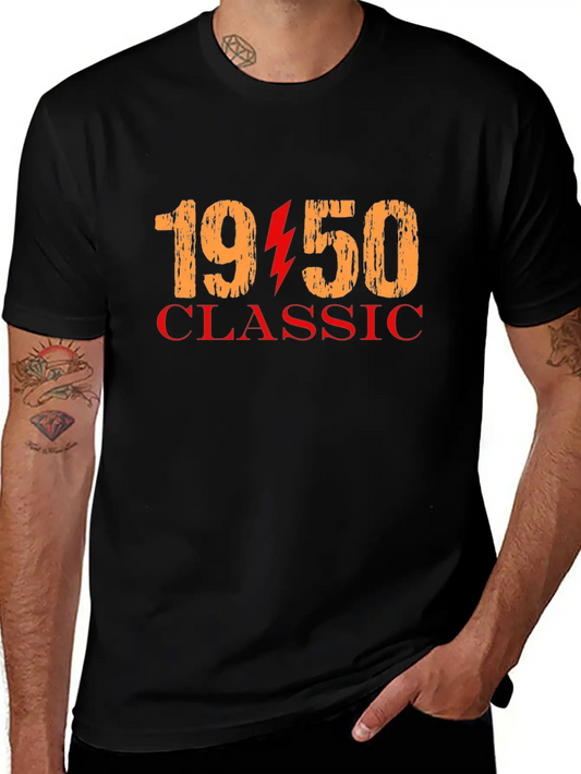 1950 Classic Rock Unisex Casual T-Shirt – Clean Design For Daily Comfort