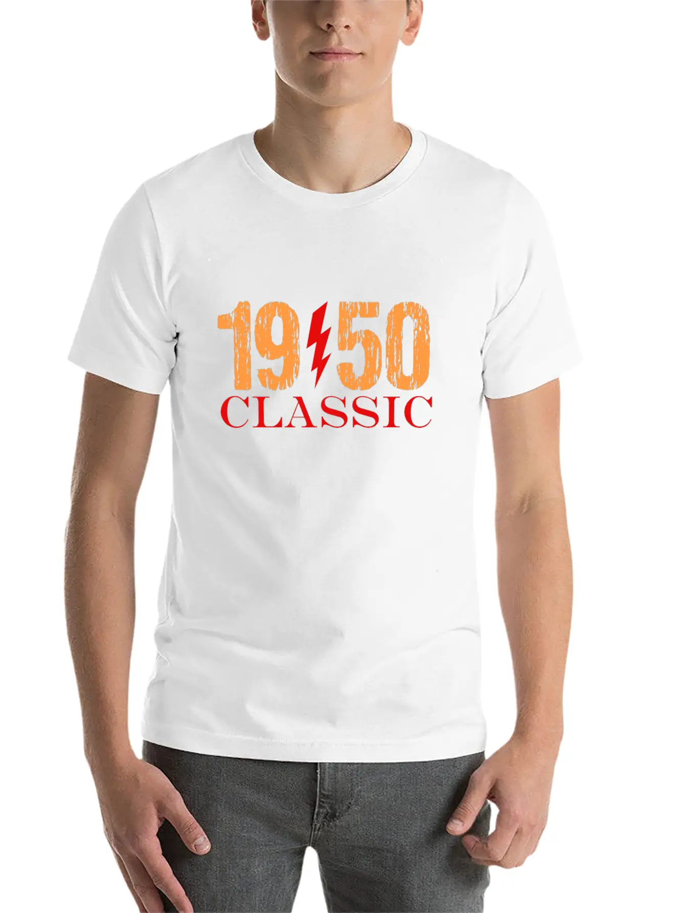 1950 Classic Rock Unisex Casual T-Shirt – Clean Design For Daily Comfort