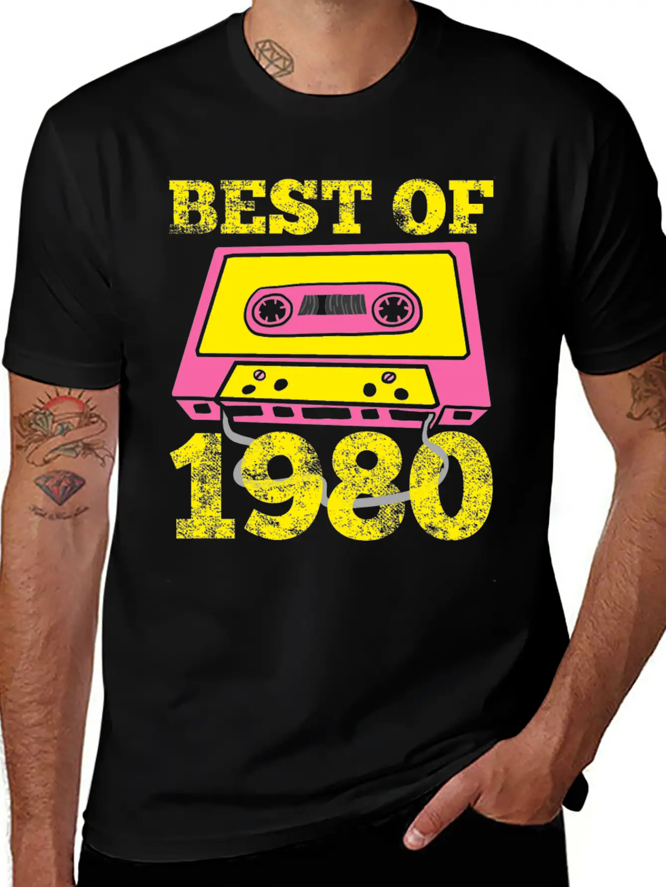 1980 80's Music Basic Graphic T-Shirt – Daily Comfort In Soft Cotton