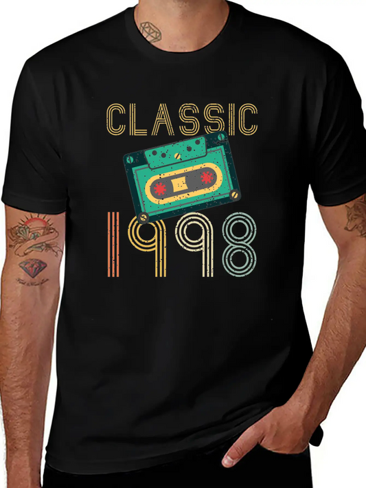 1998 Classic Vintage Gift Basic Graphic T-Shirt – Daily Comfort In Soft Cotton