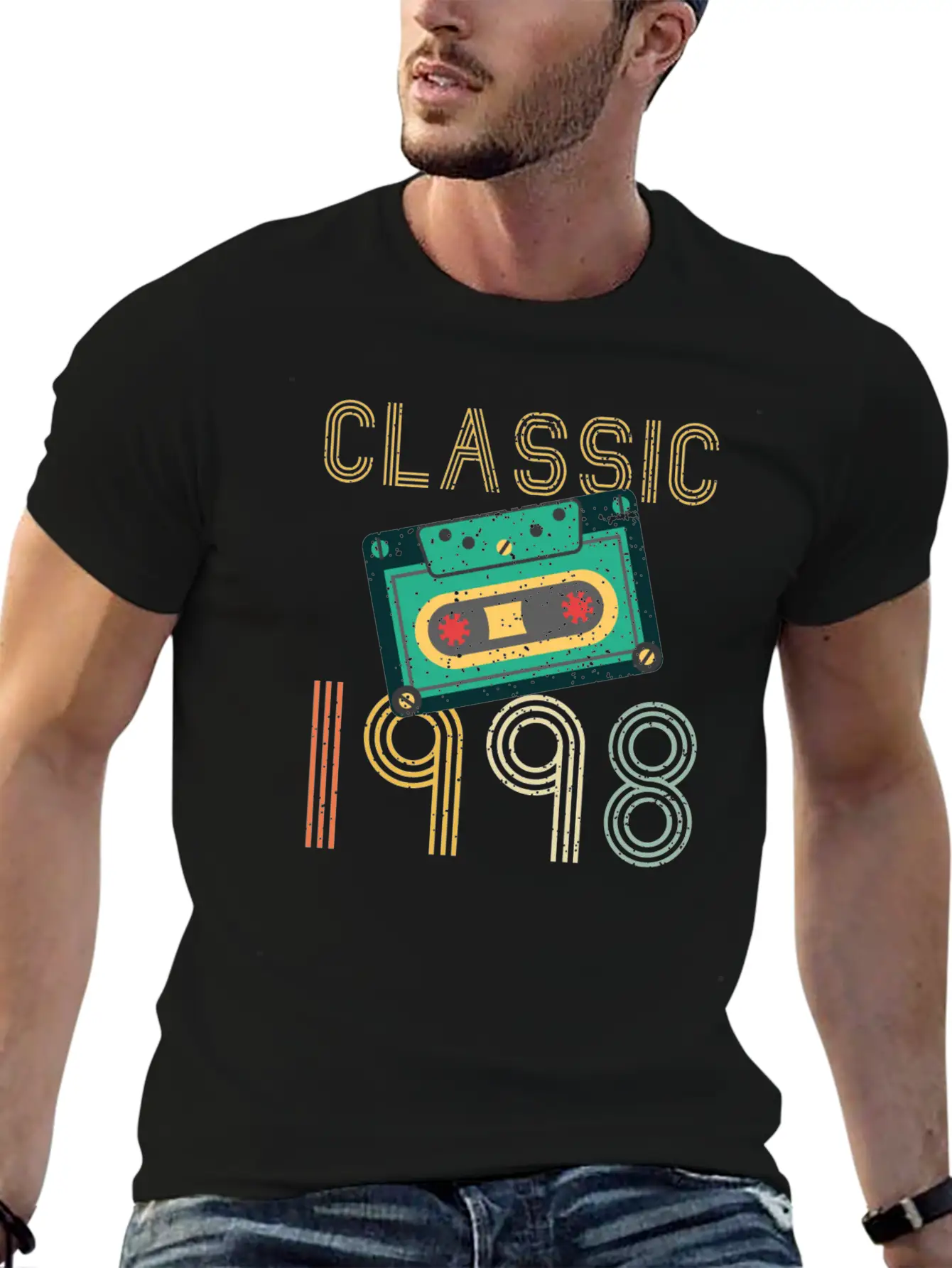 1998 Classic Vintage Gift Basic Graphic T-Shirt – Daily Comfort In Soft Cotton
