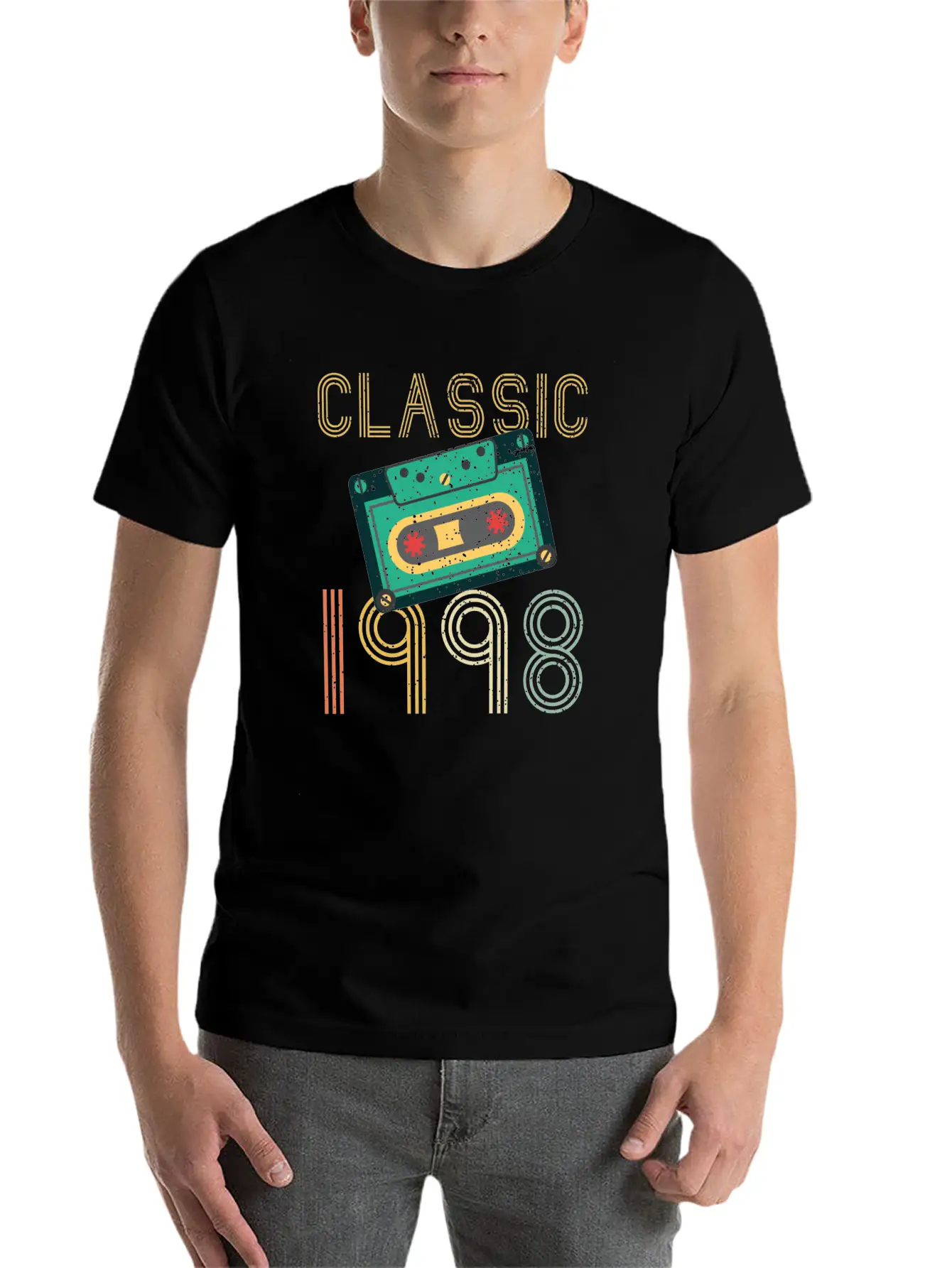 1998 Classic Vintage Gift Basic Graphic T-Shirt – Daily Comfort In Soft Cotton