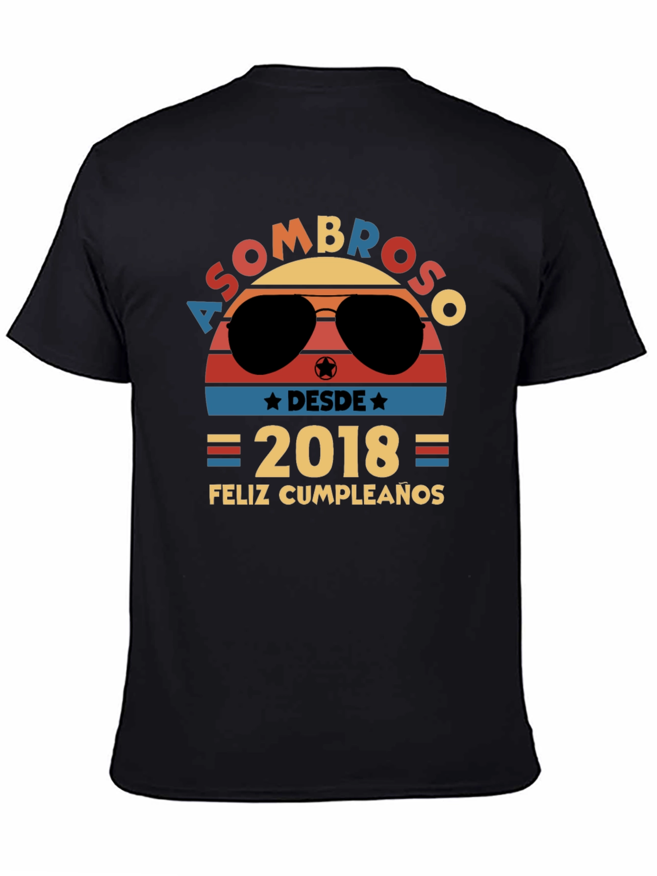 Asombroso Desde 2018 Feliz Cumpleaños Graphic Tee