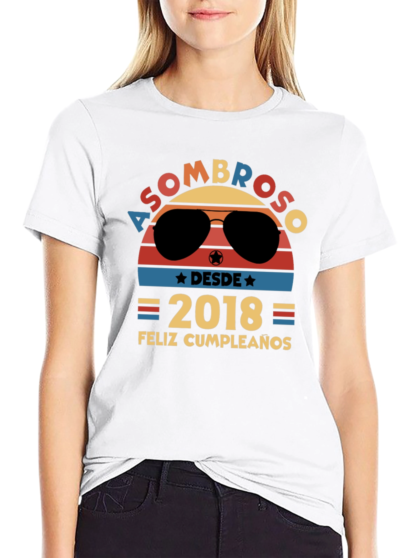 Asombroso Desde 2018 Feliz Cumpleaños Graphic Tee