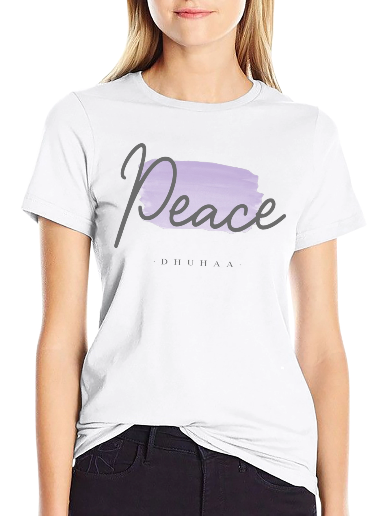 Peace Dhuhaa Graphic T-Shirt - Stylish Comfort