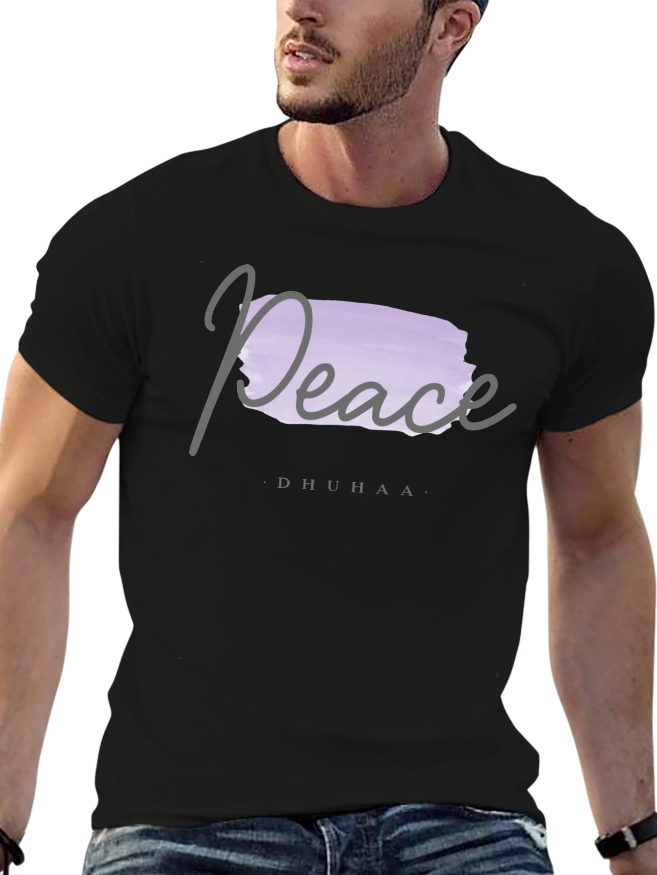 Peace Dhuhaa Graphic T-Shirt - Stylish Comfort