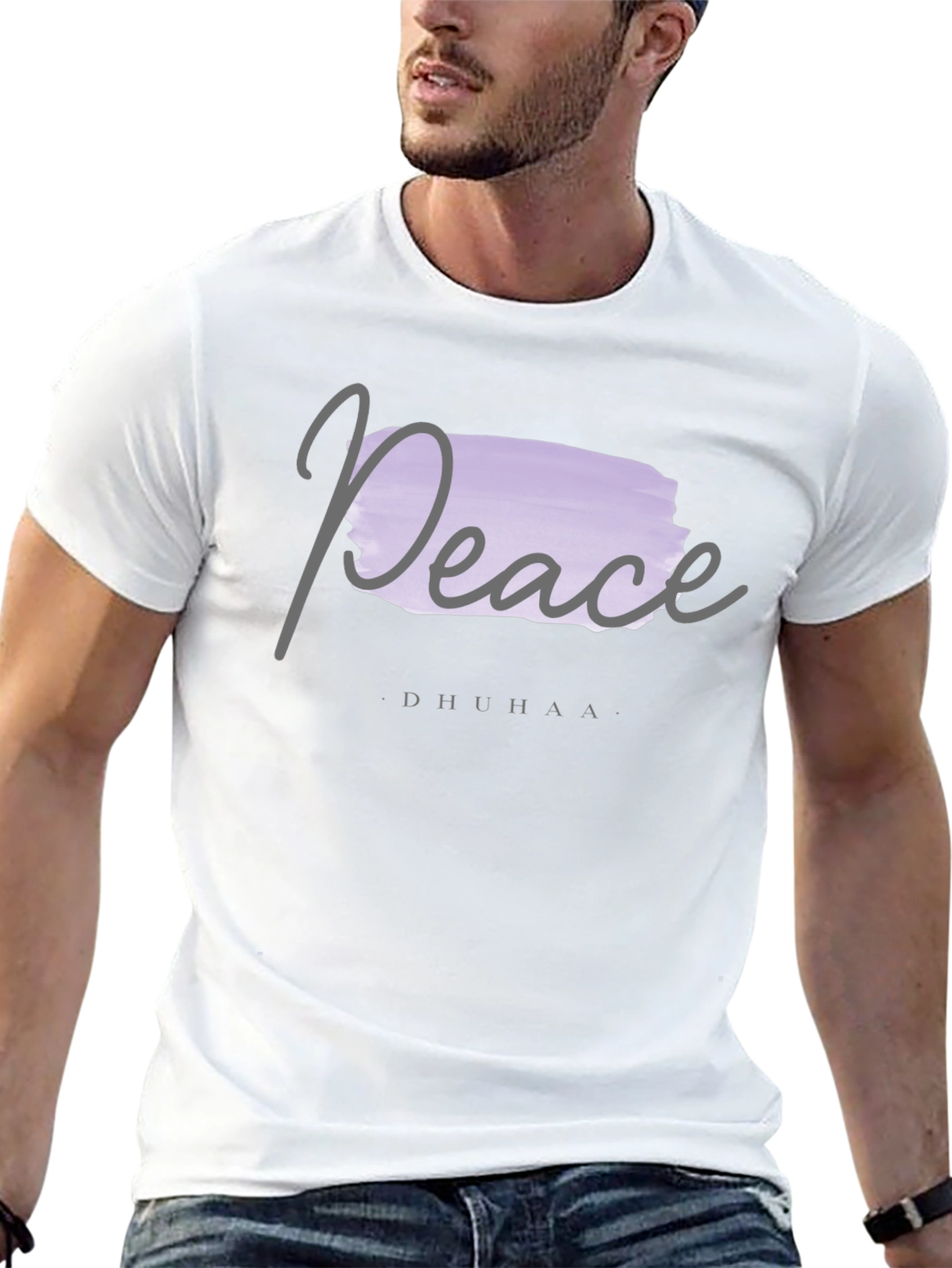 Peace Dhuhaa Graphic T-Shirt - Stylish Comfort