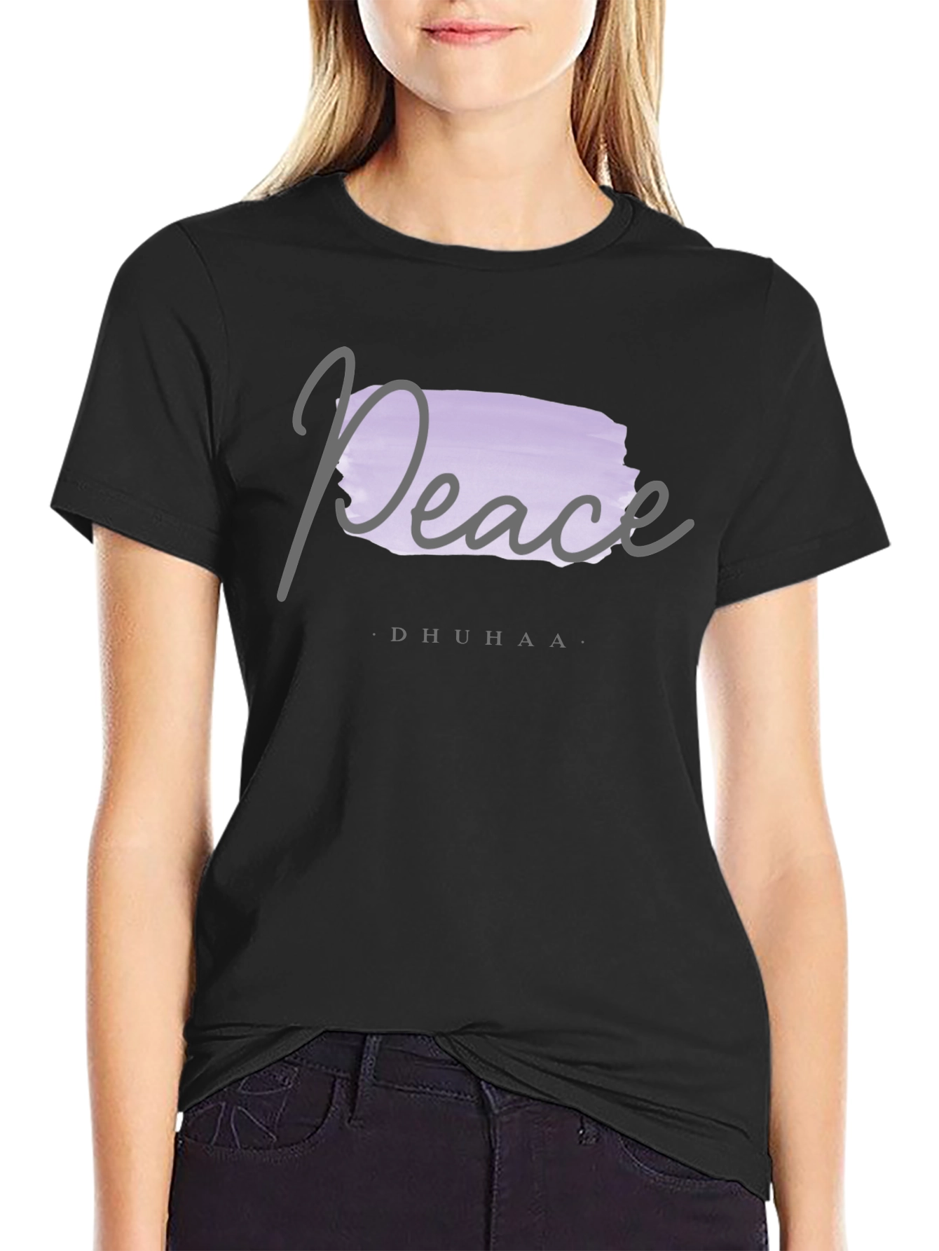 Peace Dhuhaa Graphic T-Shirt - Stylish Comfort