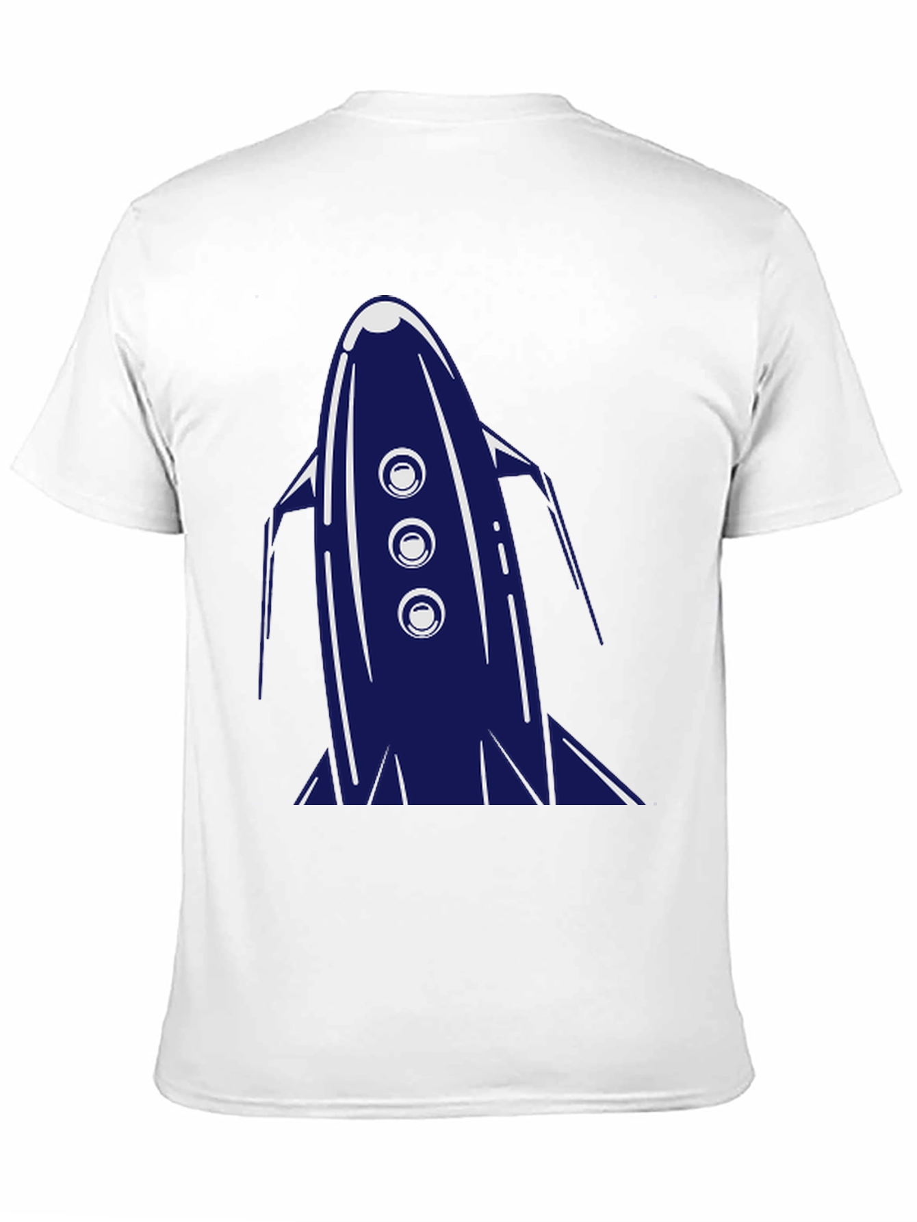 Retro Rocket Graphic Tee - Cool Space T-Shirt