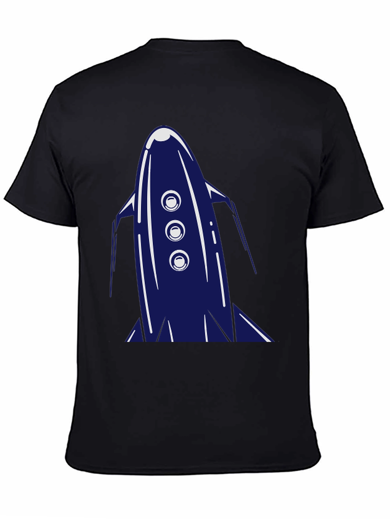 Retro Rocket Graphic Tee - Cool Space T-Shirt