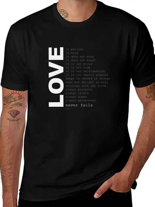 1corinthians13 Modern Fit Casual T-Shirt – Clean And Versatile Design