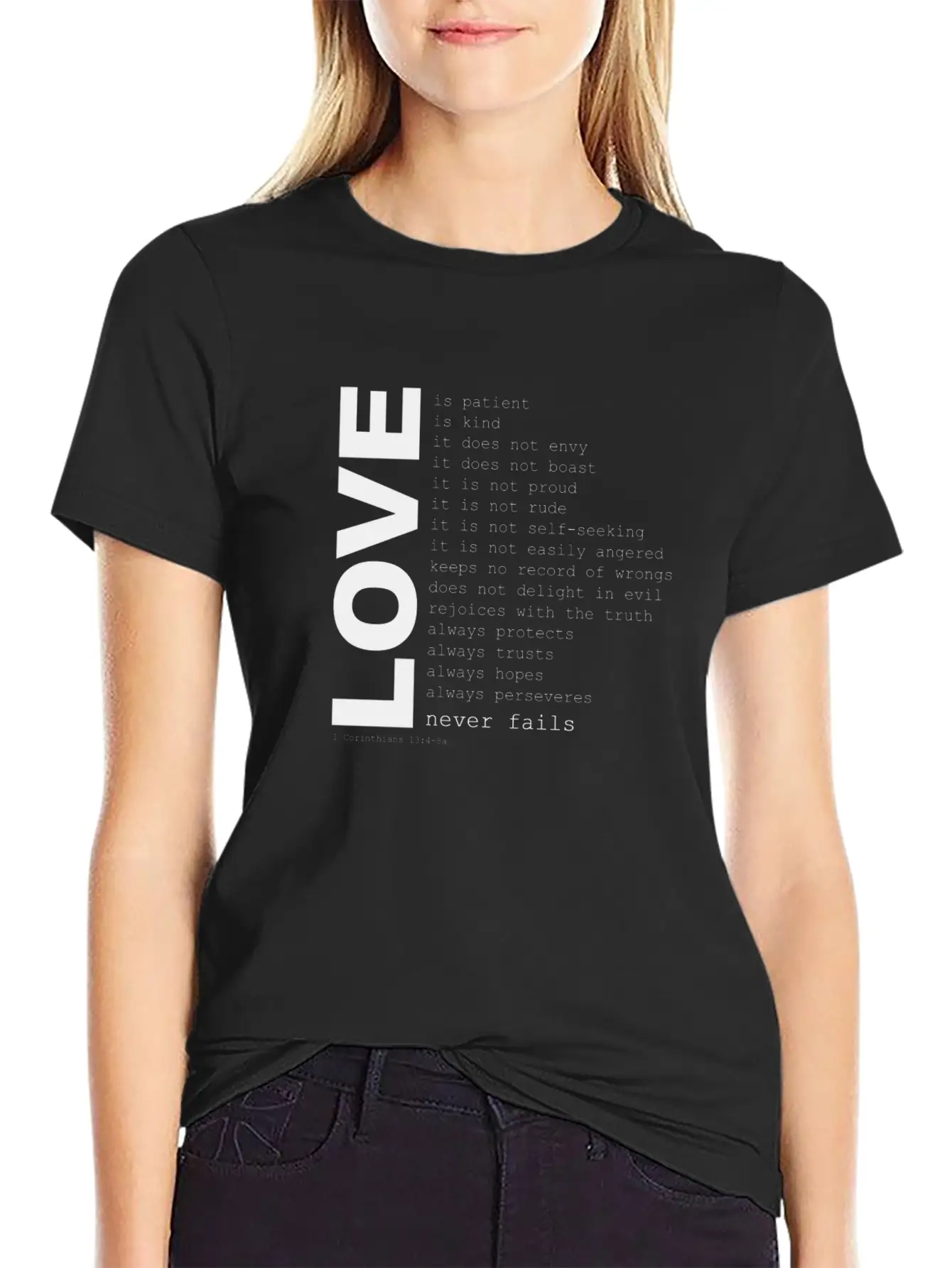 1corinthians13 Modern Fit Casual T-Shirt – Clean And Versatile Design