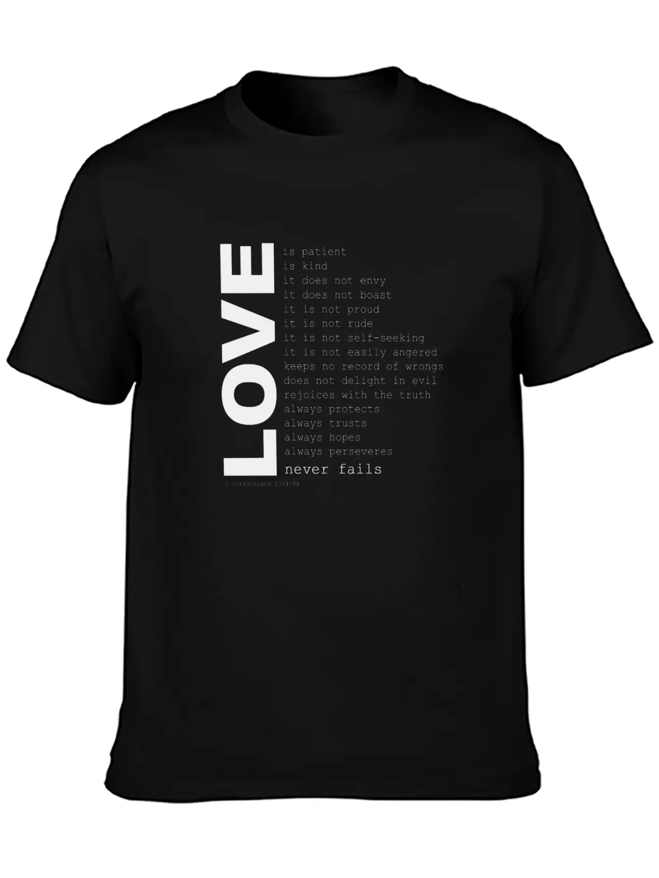 1corinthians13 Modern Fit Casual T-Shirt – Clean And Versatile Design