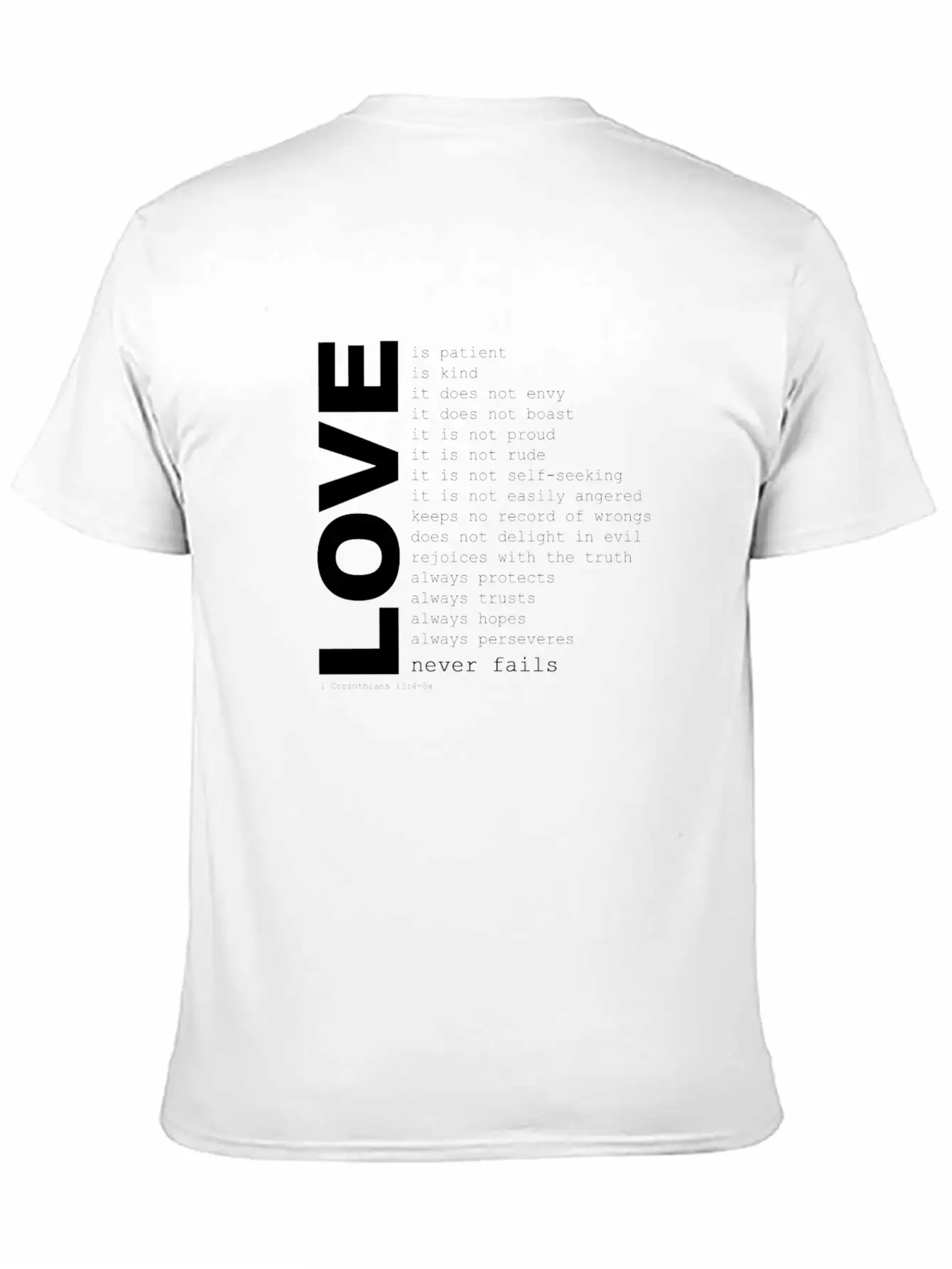 1corinthians13 Modern Fit Casual T-Shirt – Clean And Versatile Design