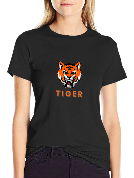 Tiger Graphic Black T-Shirt