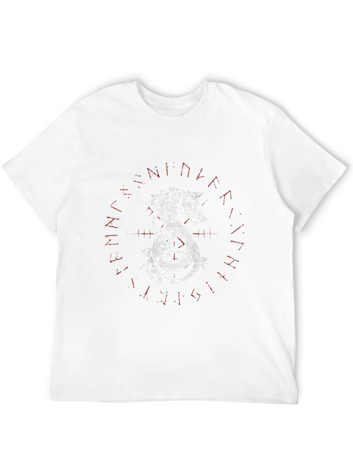 Viking Dragon Graphic Tee - Black