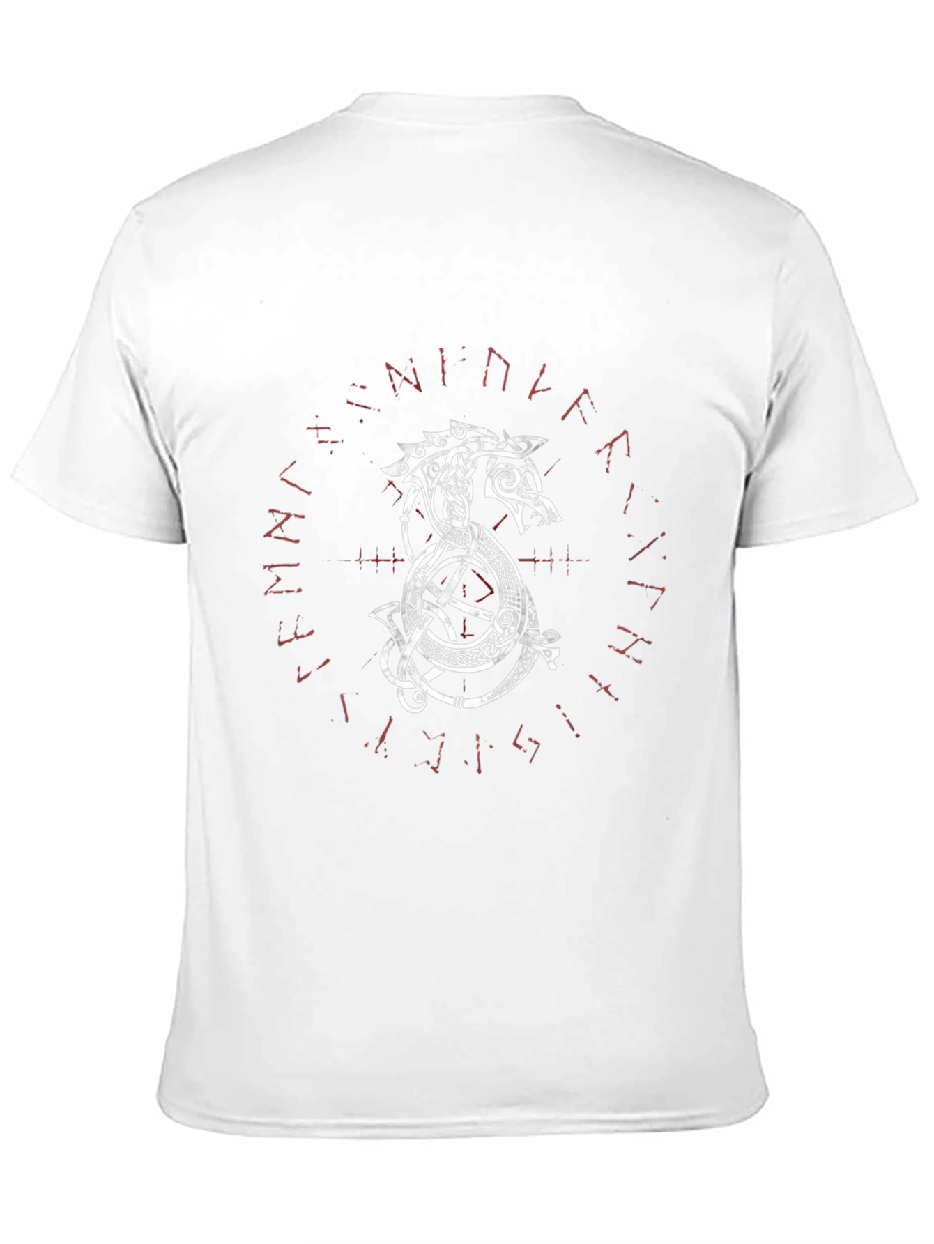 Viking Dragon Graphic Tee - Black