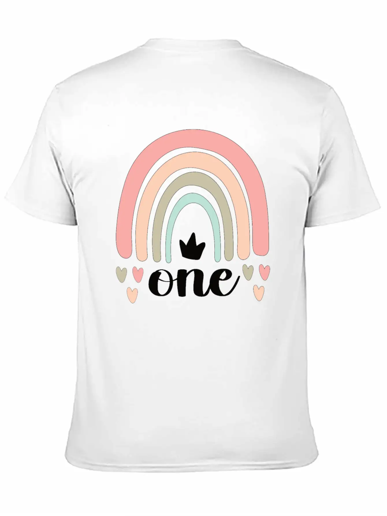 1st Birthday Boho Rainbow Party Kids 1 Year Old Unisex Casual T-Shirt – Clean Design For Daily Comfort