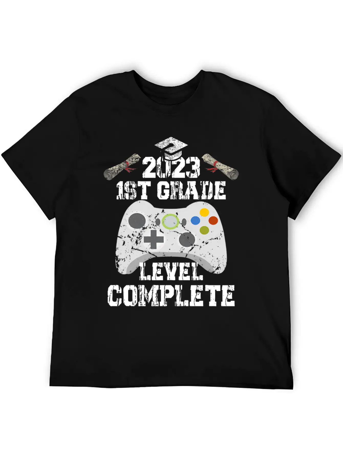 1Th Grade Level Complete Game Graduation 2023 Lightweight Cotton T-Shirt – Daily Comfort Graphic Shirt