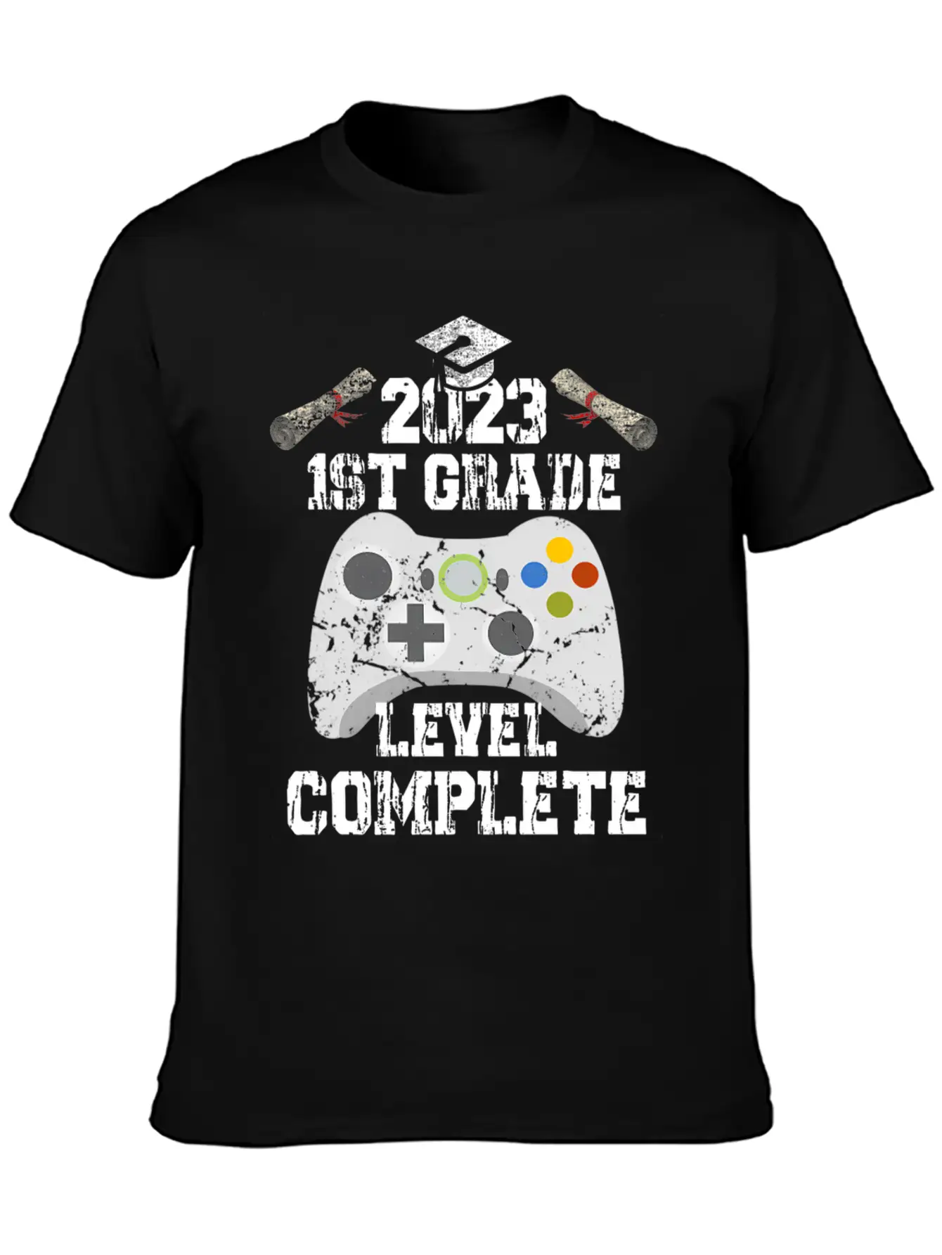 1Th Grade Level Complete Game Graduation 2023 Lightweight Cotton T-Shirt – Daily Comfort Graphic Shirt