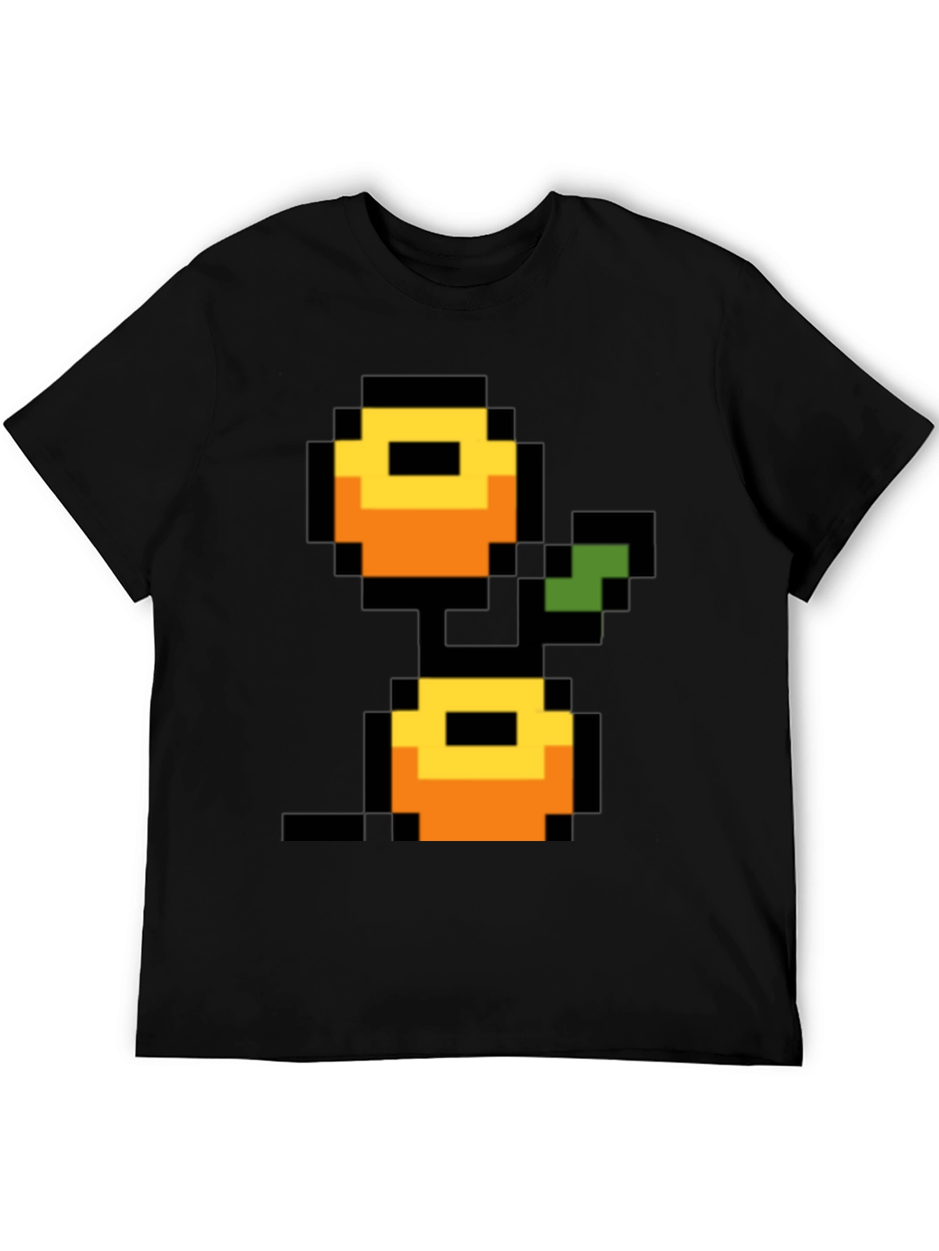 Retro 8-bit Fruit Graphic T-Shirt