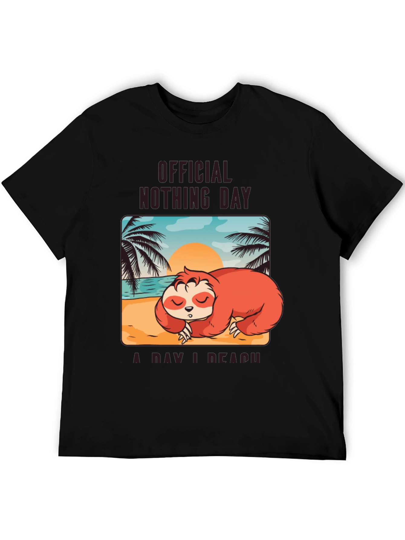 Official Nothing Day Sloth T-Shirt