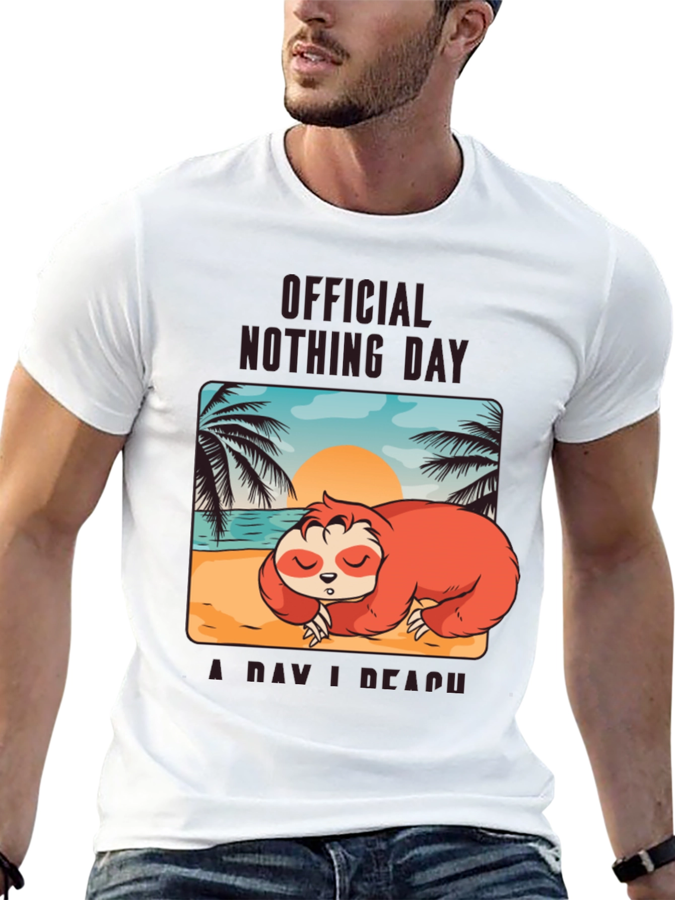 Official Nothing Day Sloth T-Shirt