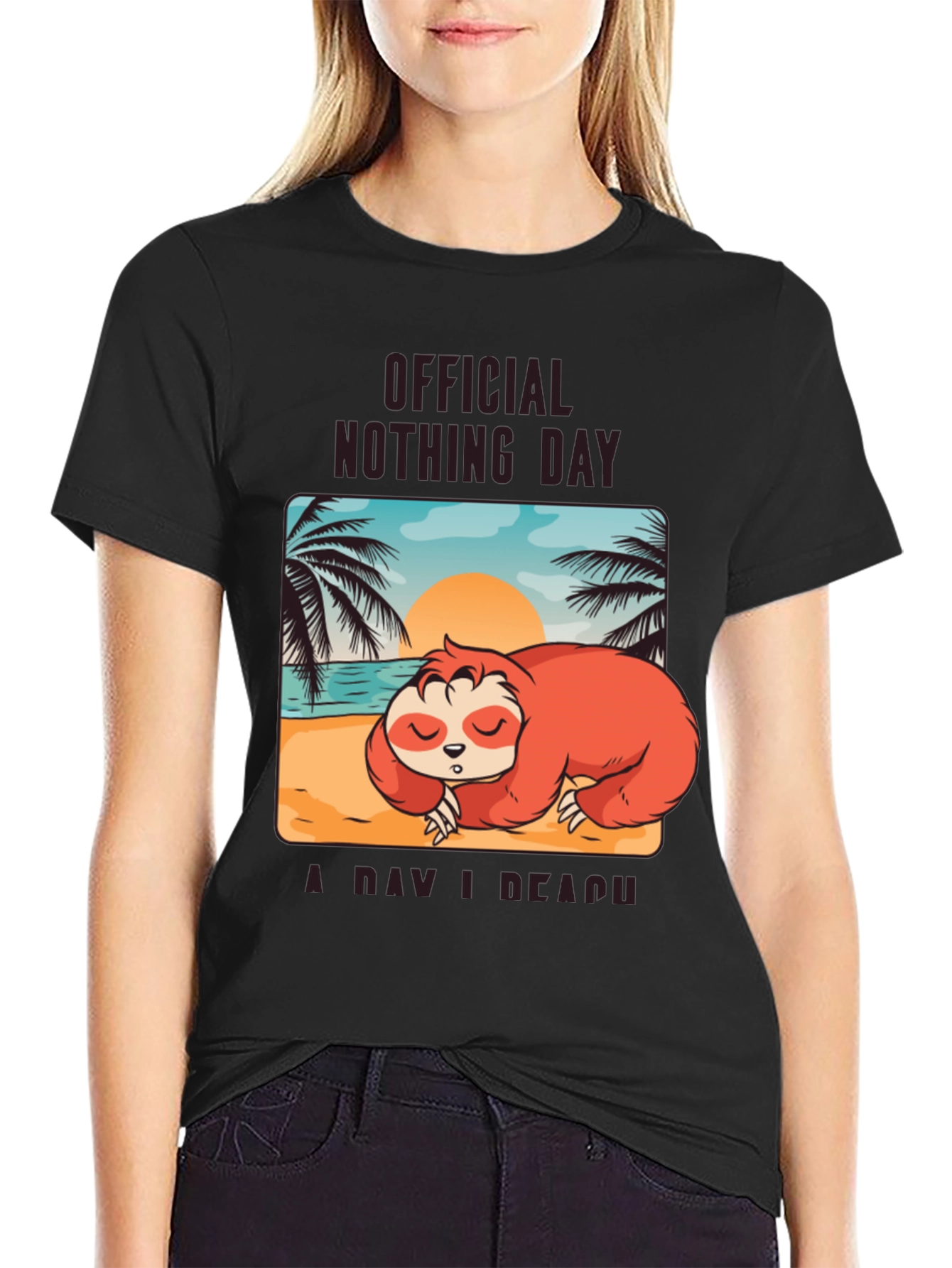 Official Nothing Day Sloth T-Shirt