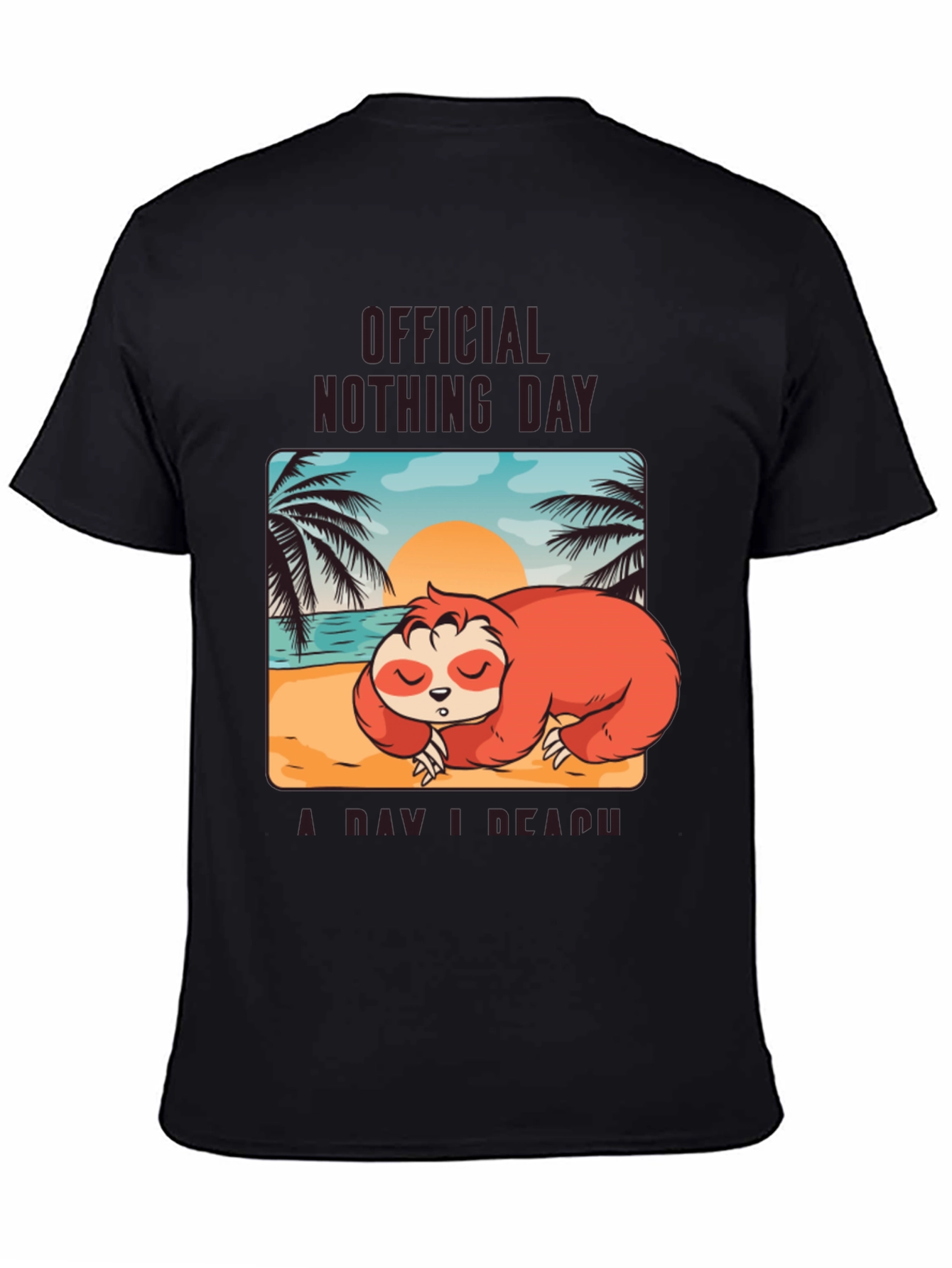 Official Nothing Day Sloth T-Shirt