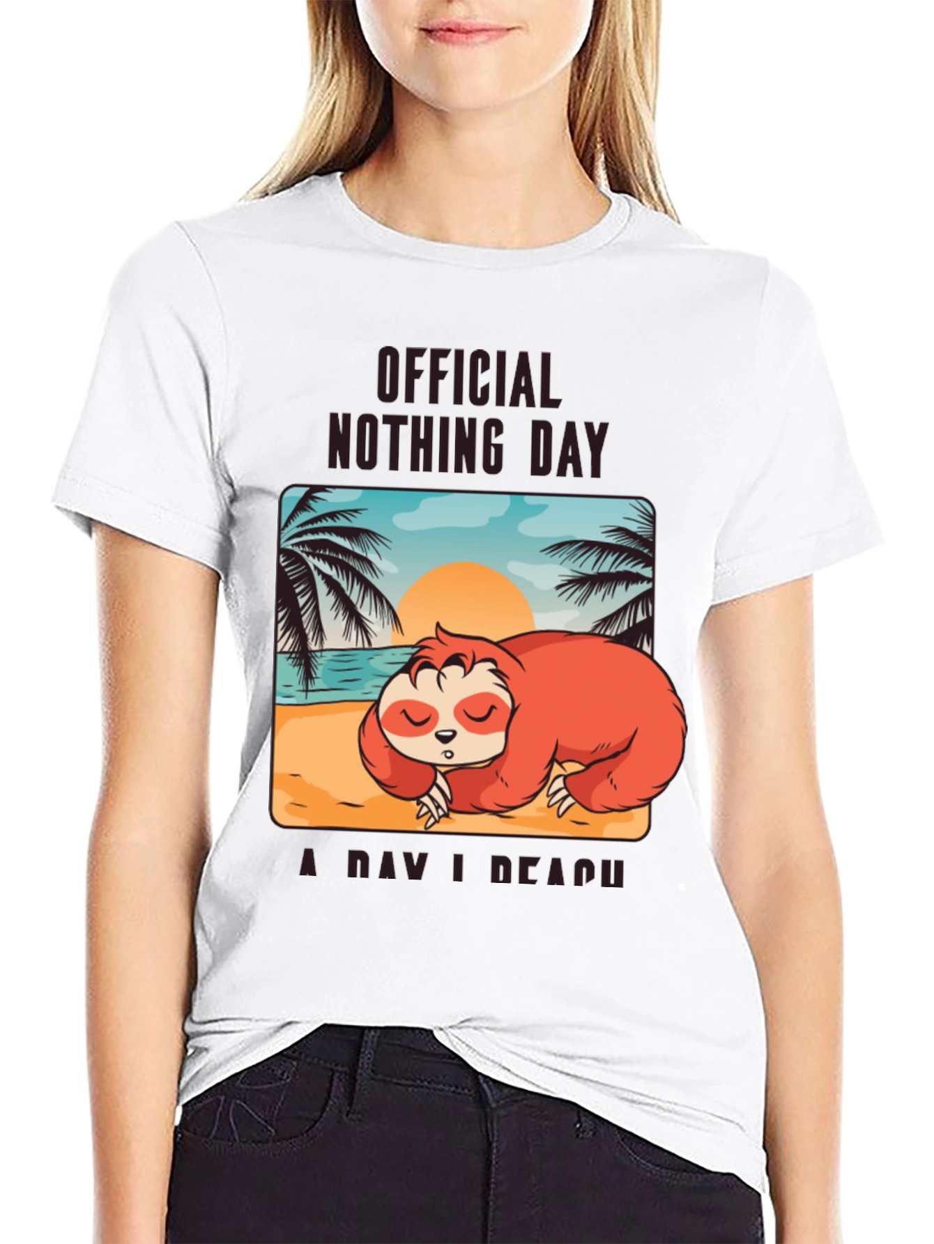 Official Nothing Day Sloth T-Shirt