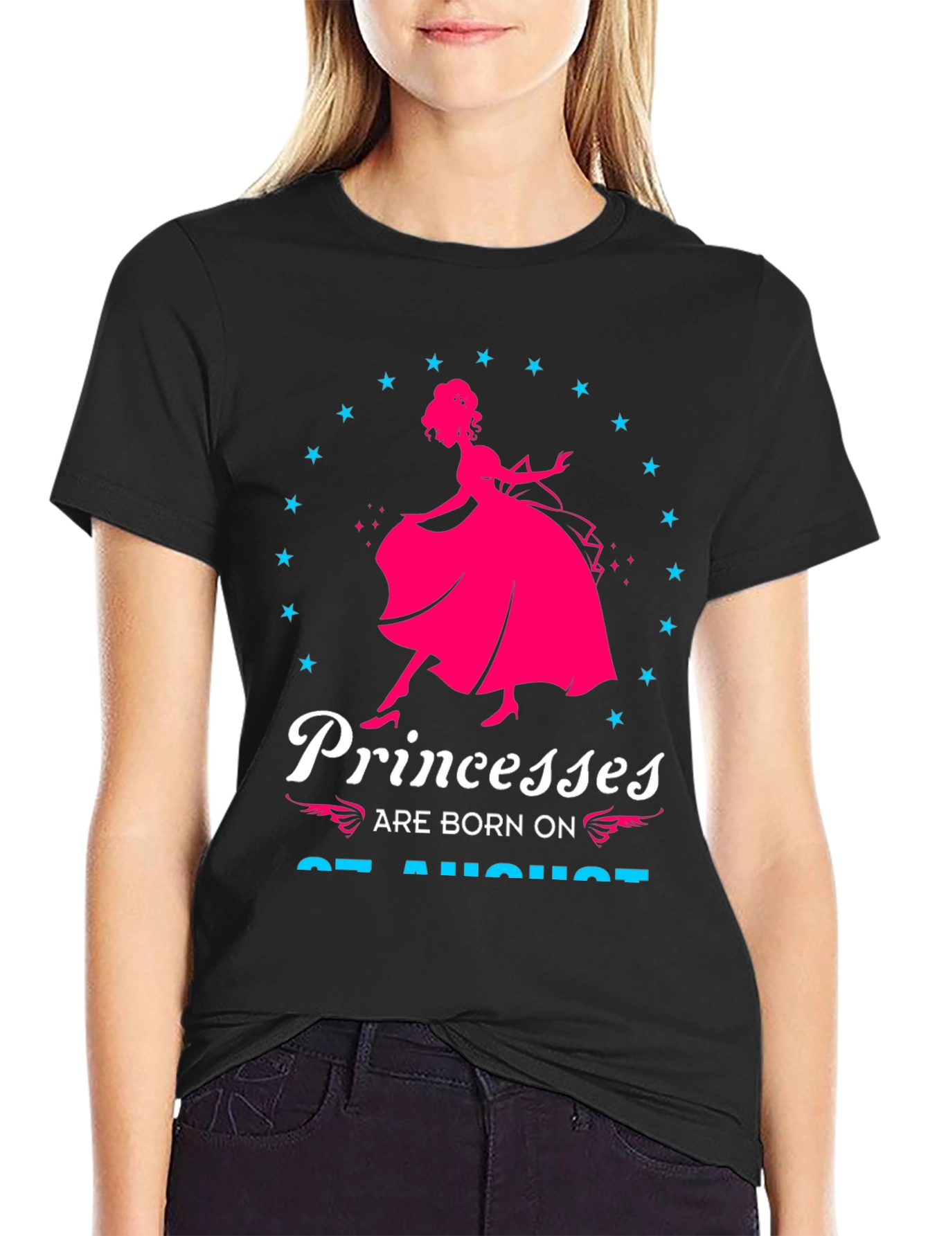 Princesses Born on August T-Shirt