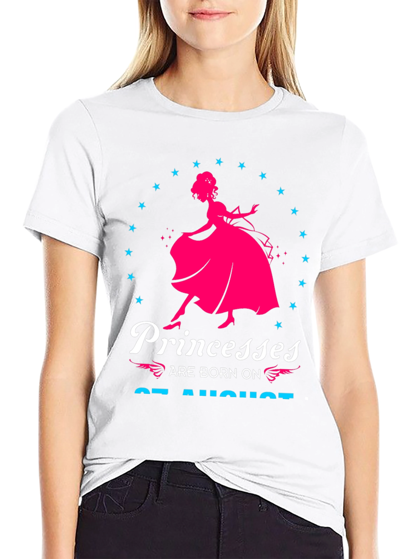 Princesses Born on August T-Shirt