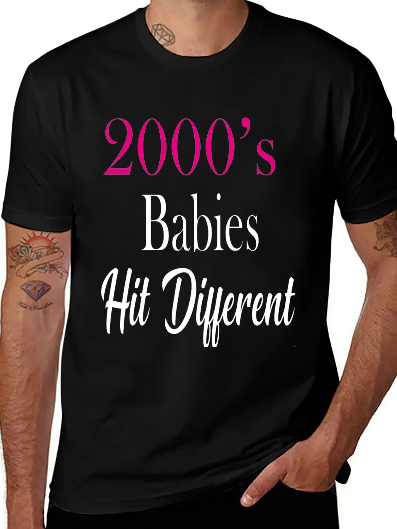 2000's Babies Hit Different, Best Gift 2000's Kid Soft Cotton Short Sleeve Tee – Unisex Wardrobe Staple