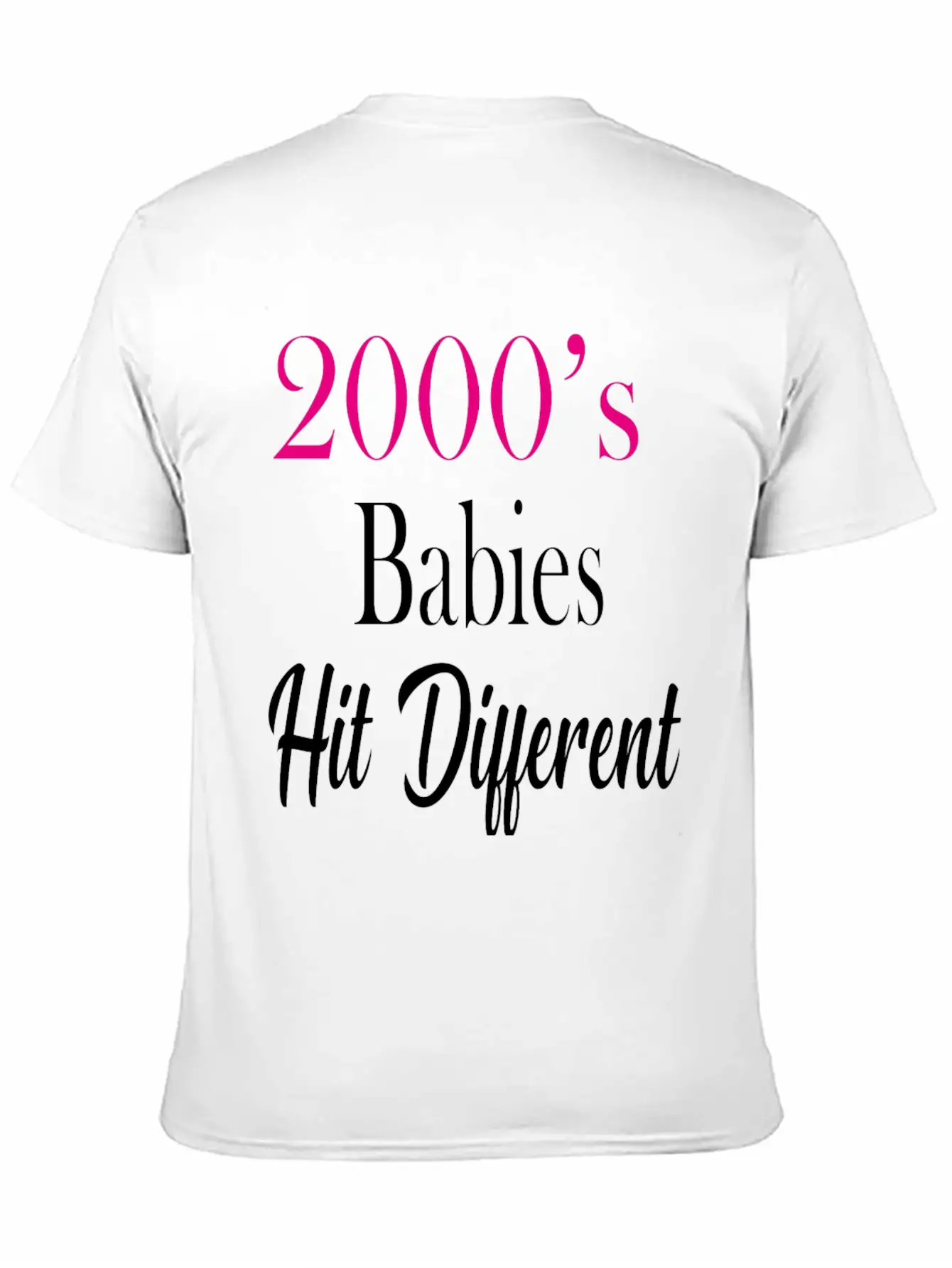 2000's Babies Hit Different, Best Gift 2000's Kid Soft Cotton Short Sleeve Tee – Unisex Wardrobe Staple