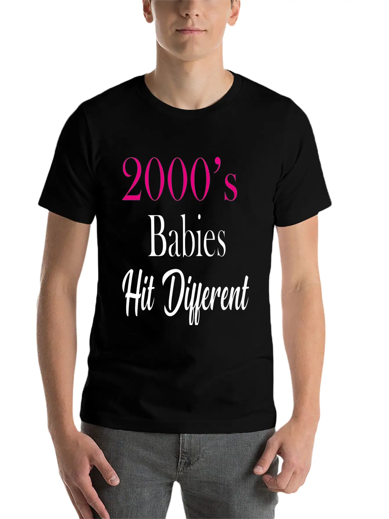 2000's Babies Hit Different, Best Gift 2000's Kid Soft Cotton Short Sleeve Tee – Unisex Wardrobe Staple