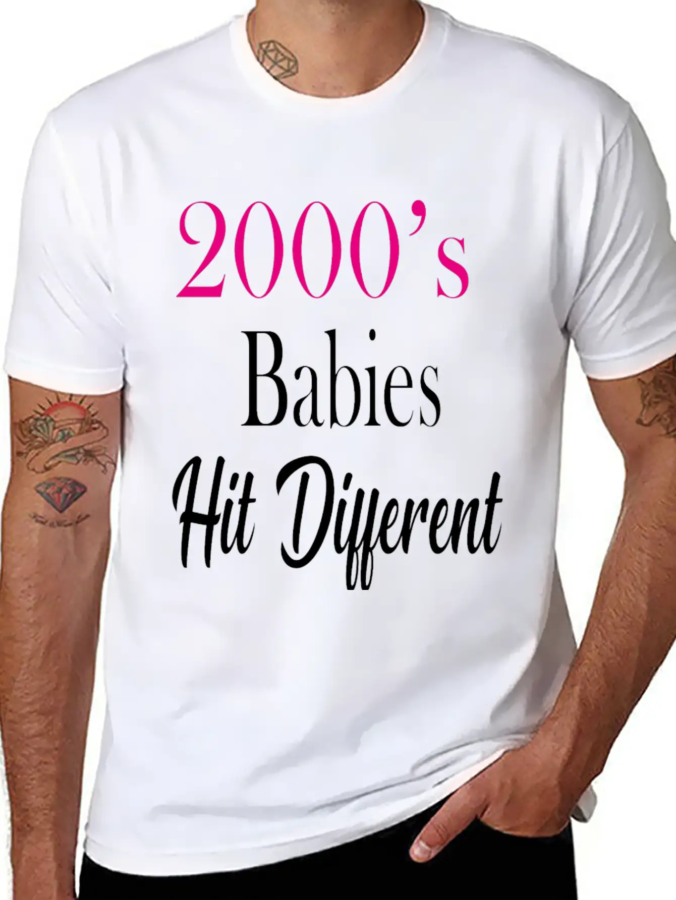 2000's Babies Hit Different, Best Gift 2000's Kid Soft Cotton Short Sleeve Tee – Unisex Wardrobe Staple