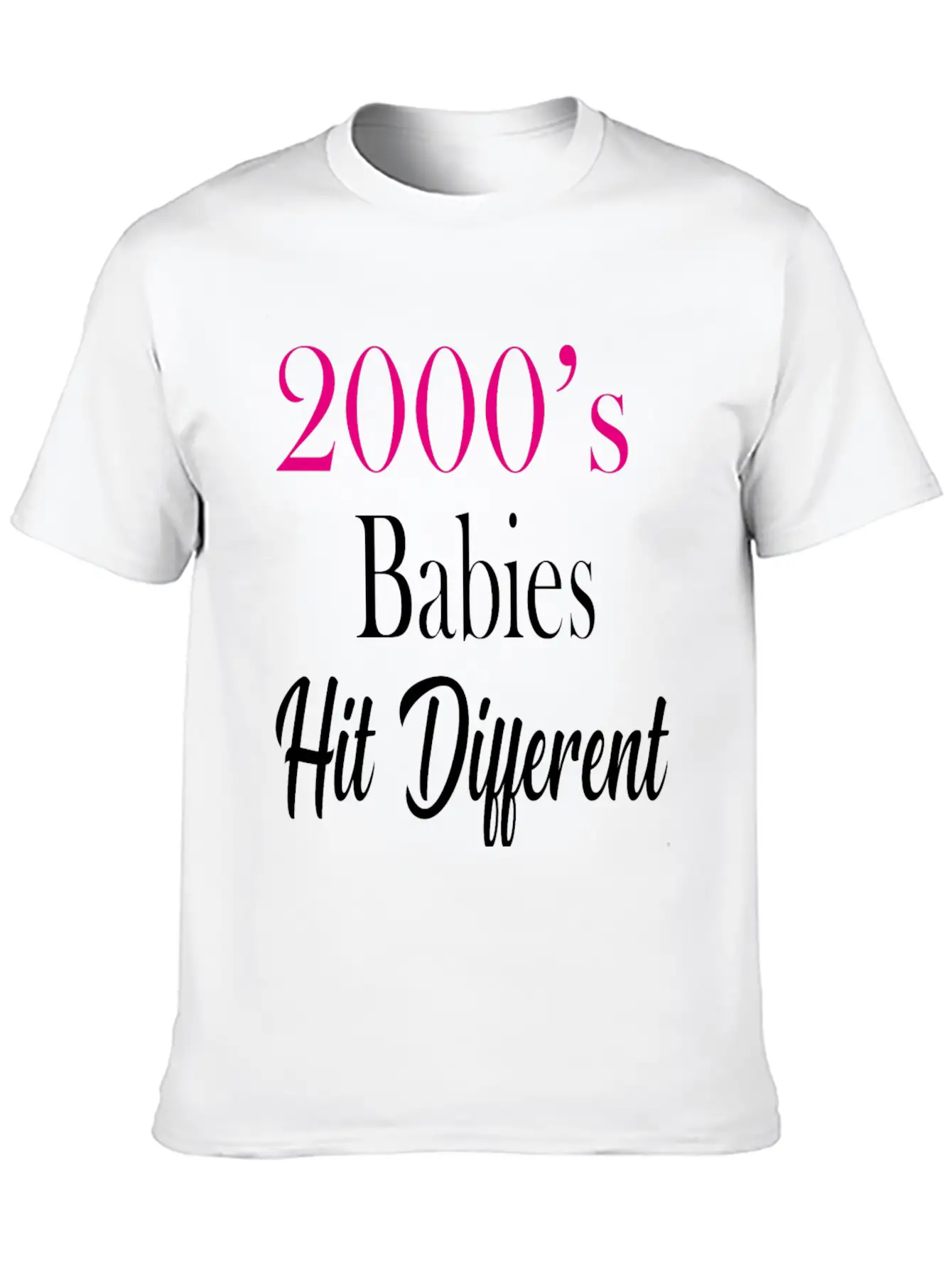 2000's Babies Hit Different, Best Gift 2000's Kid Soft Cotton Short Sleeve Tee – Unisex Wardrobe Staple